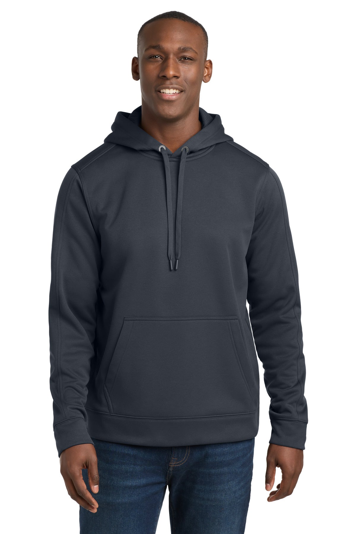 Sport-Tek Repel Fleece Hooded Pullover. ST290 in Graphite