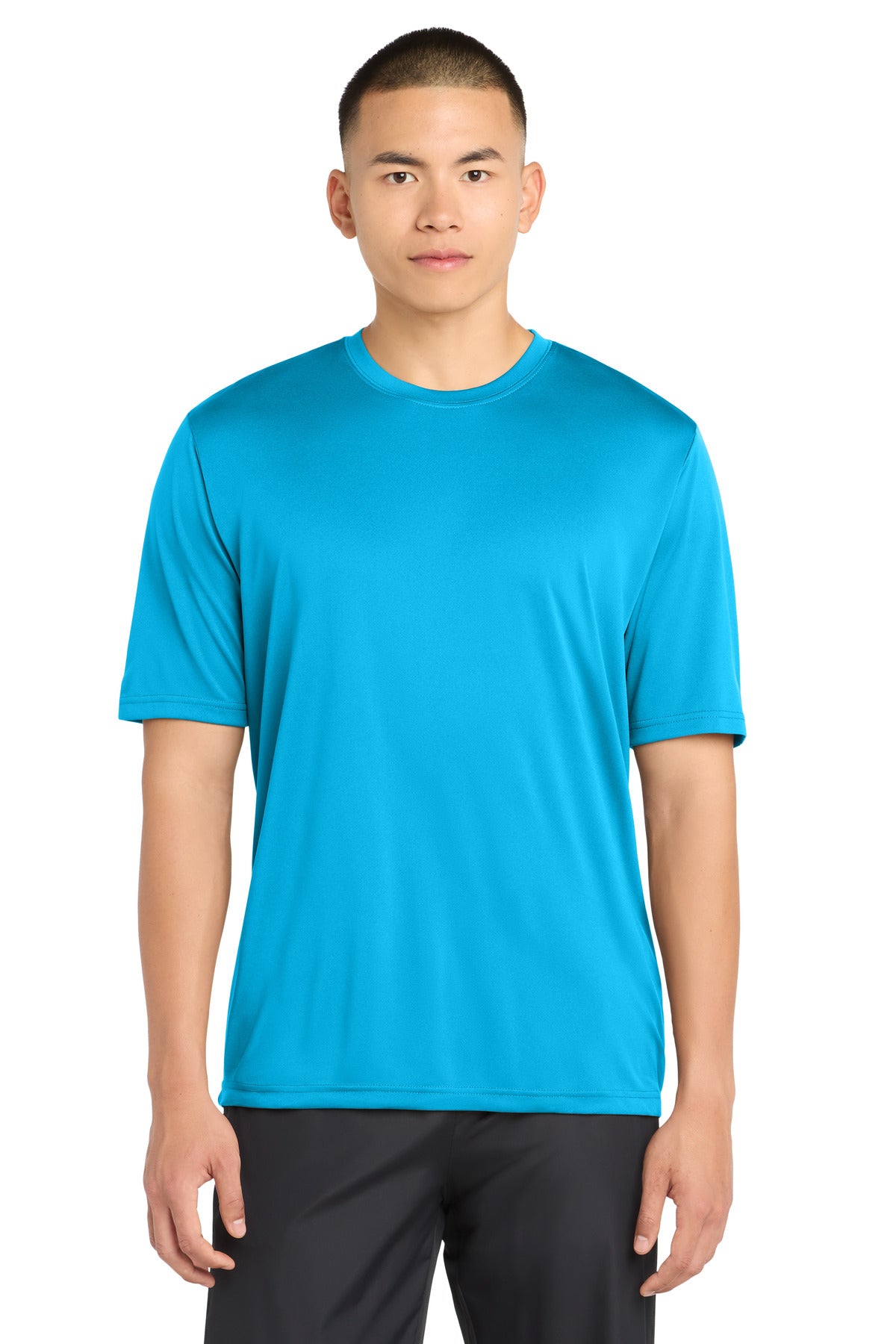 Sport-Tek PosiCharge Tough Tee. ST320 in Atomic Blue
