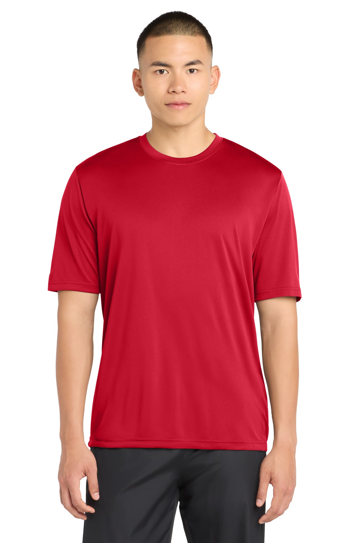Sport-Tek PosiCharge Tough Tee. ST320 in Deep Red