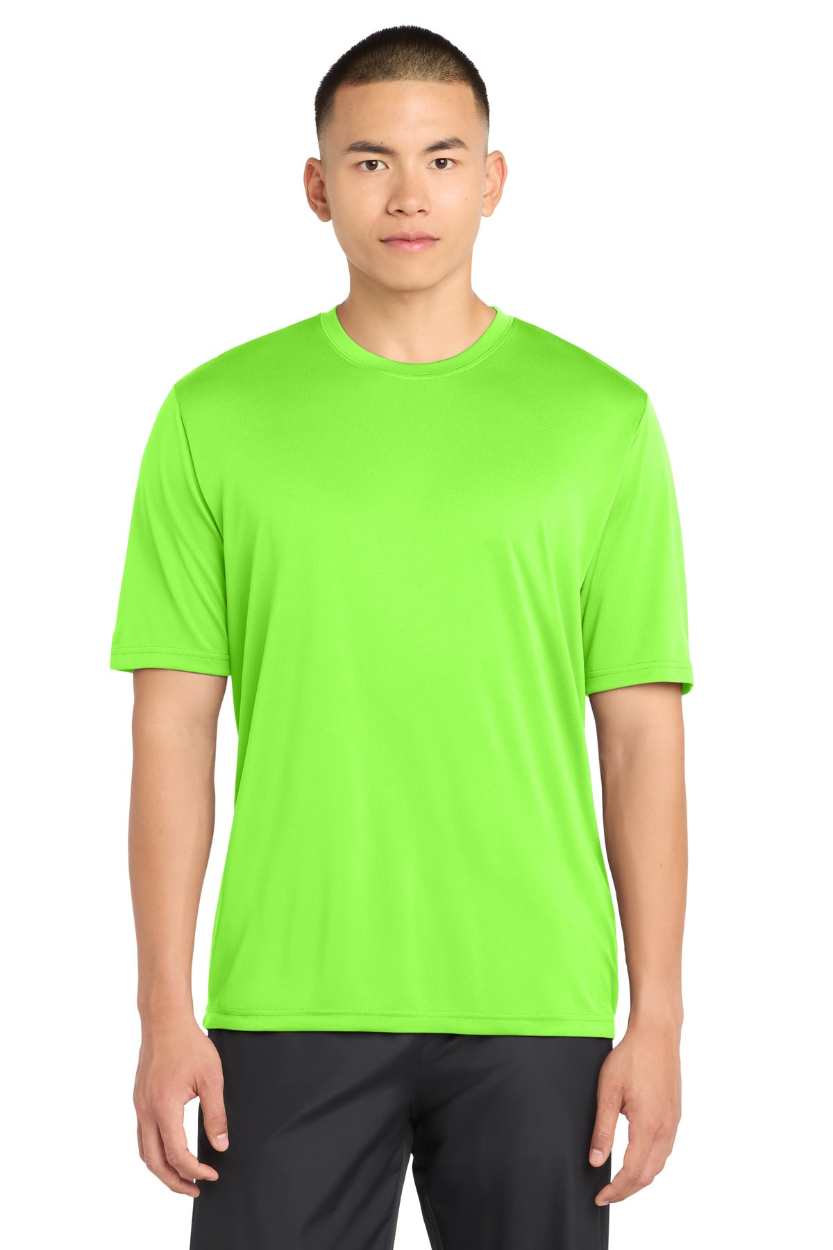 Sport-Tek PosiCharge Tough Tee. ST320 in Neon Green
