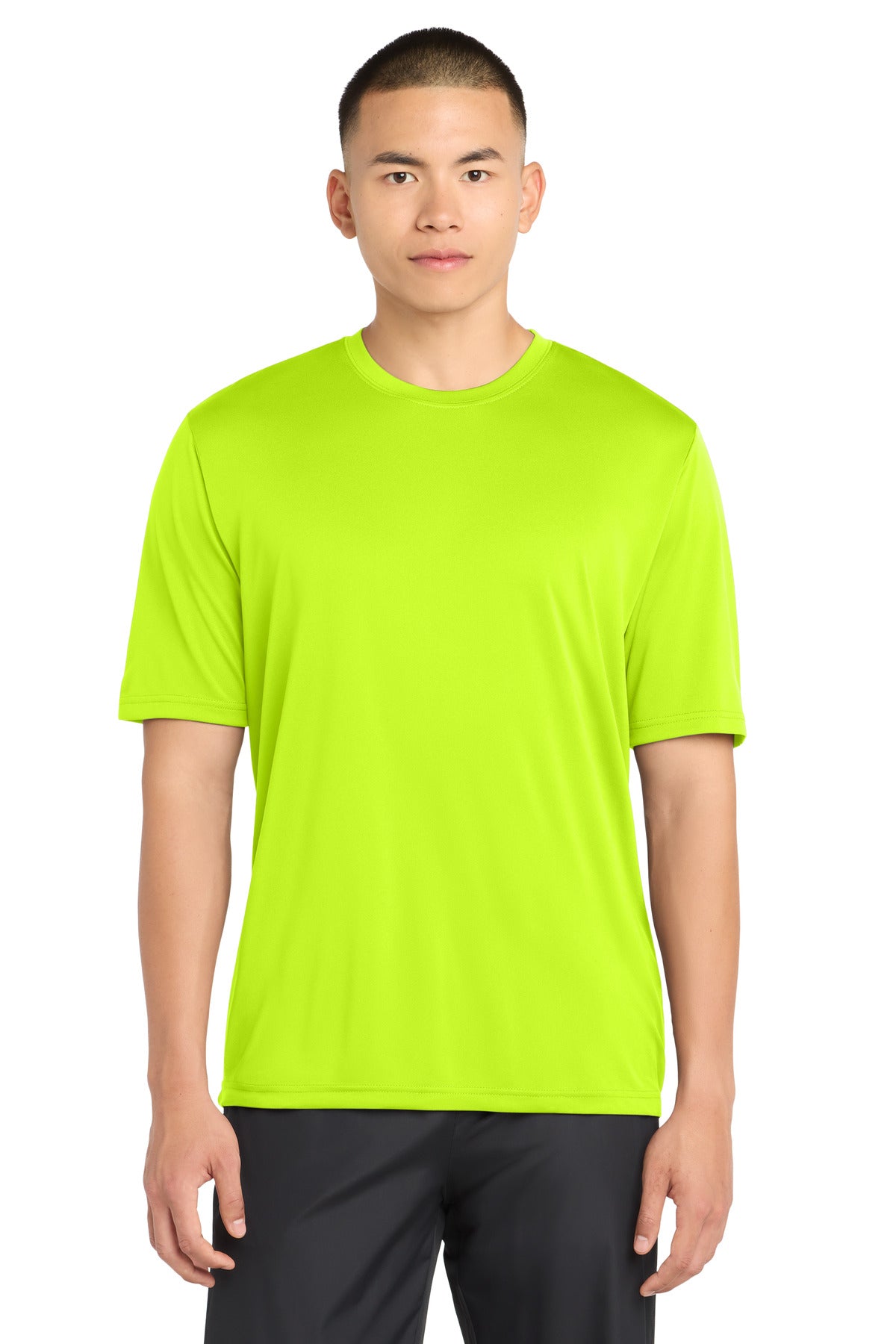 Sport-Tek PosiCharge Tough Tee. ST320 in Neon Yellow