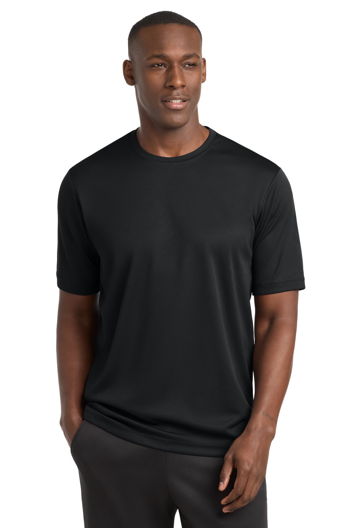 Sport-Tek PosiCharge RacerMesh Tee. ST340 in Black