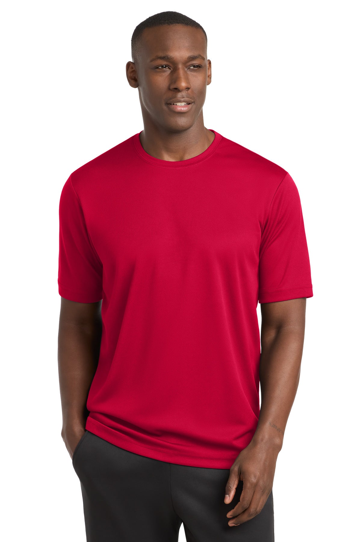 Sport-Tek PosiCharge RacerMesh Tee. ST340 in Deep Red