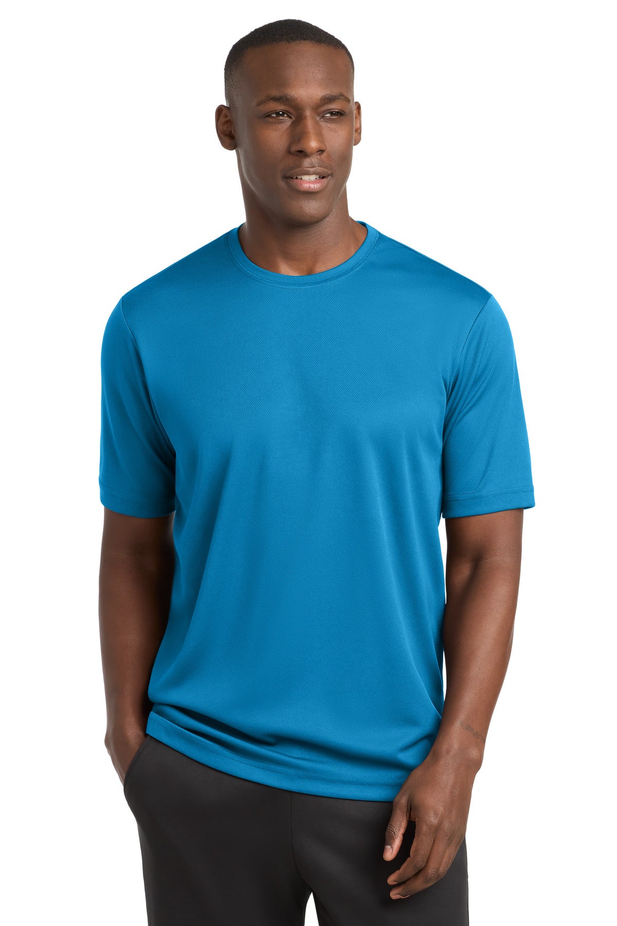 Sport-Tek PosiCharge RacerMesh Tee. ST340 in Pond Blue