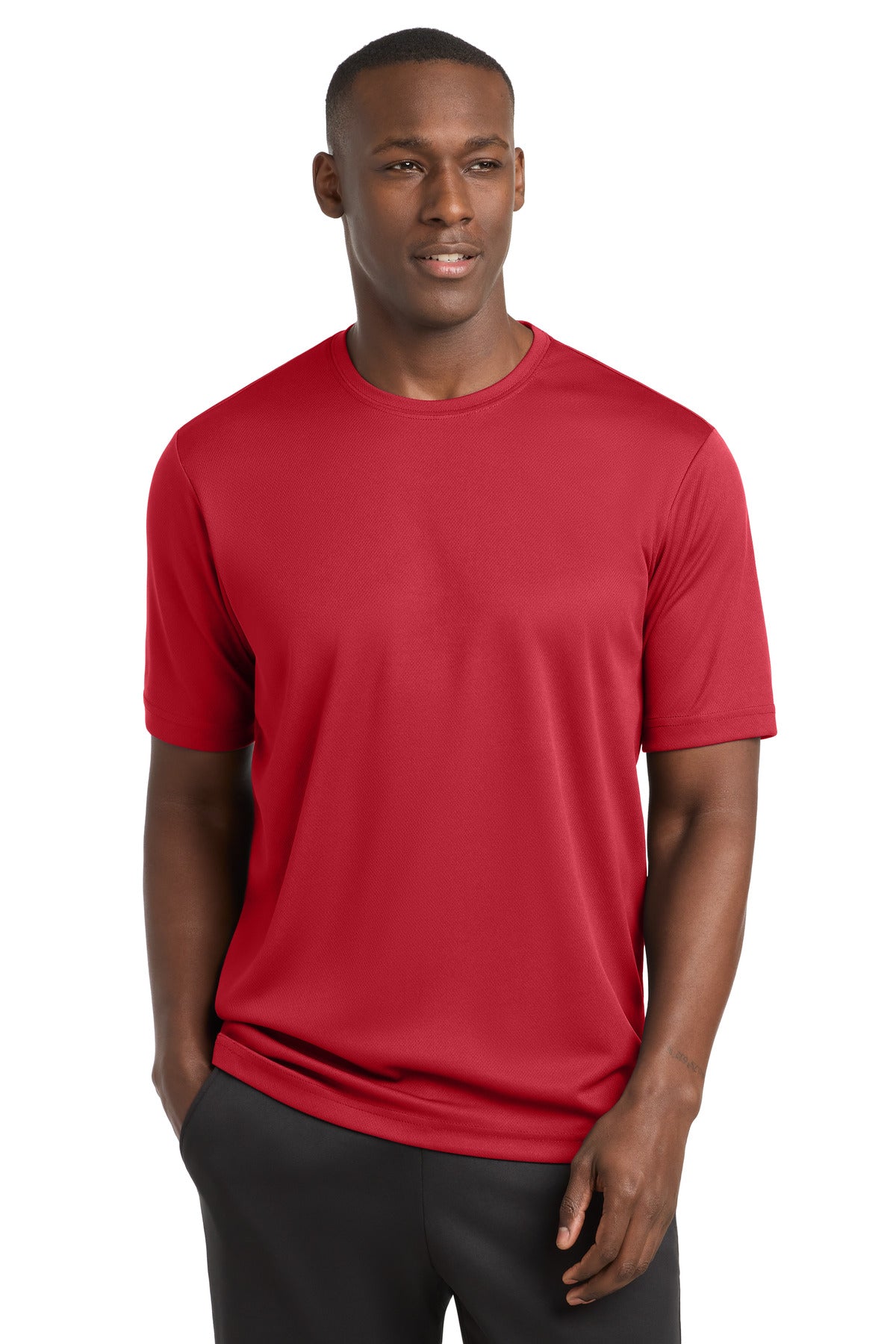 Sport-Tek PosiCharge RacerMesh Tee. ST340 in True Red