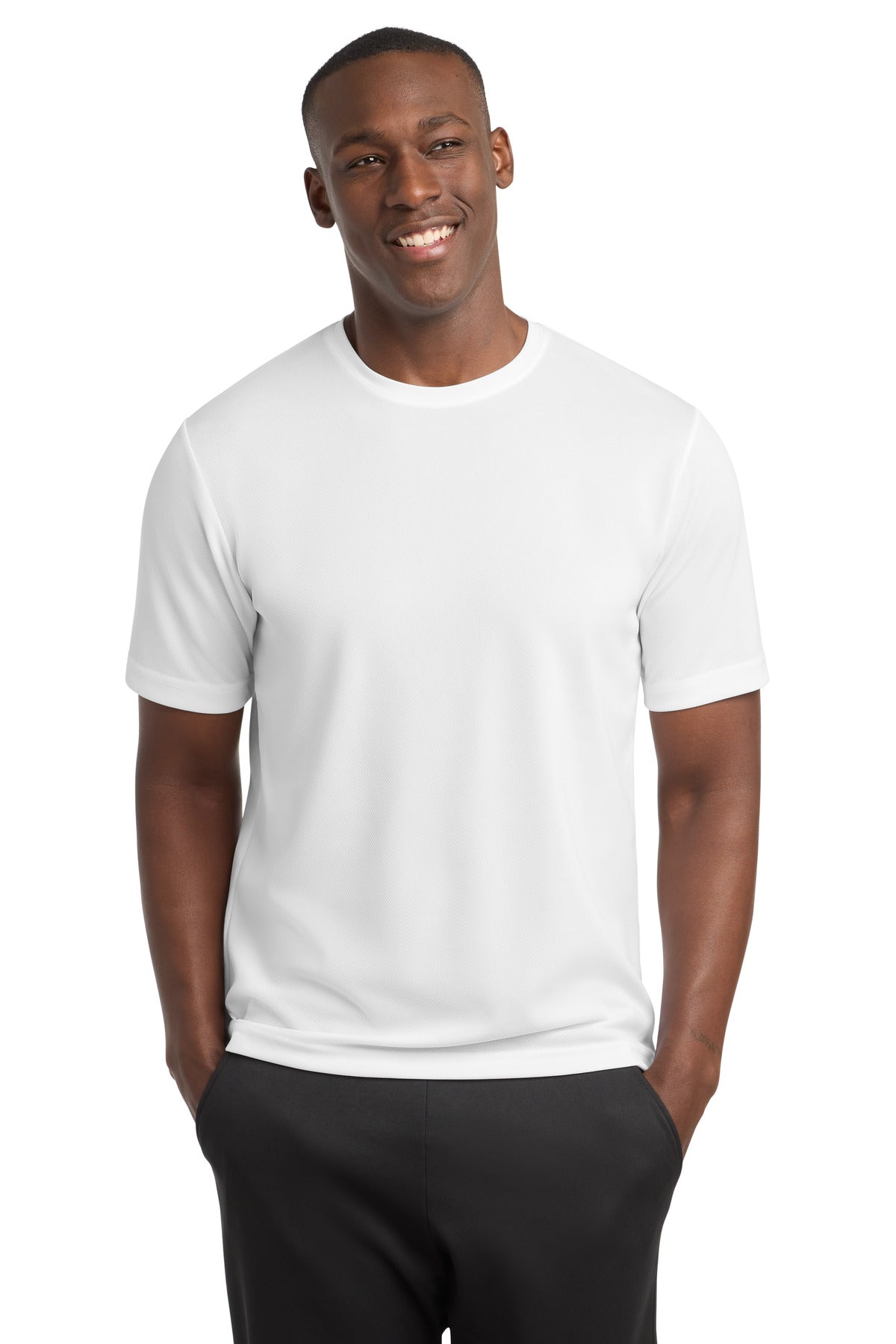 Sport-Tek PosiCharge RacerMesh Tee. ST340 in White