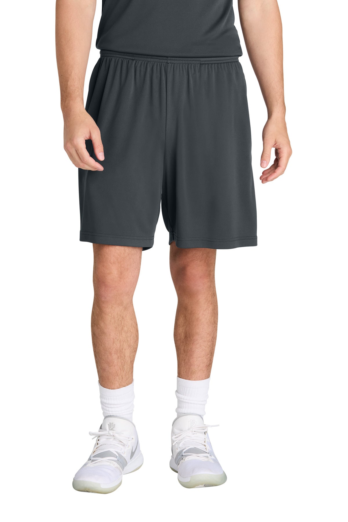 Sport-Tek PosiCharge Competitor 7  Pocketed Short ST349P in Iron Grey
