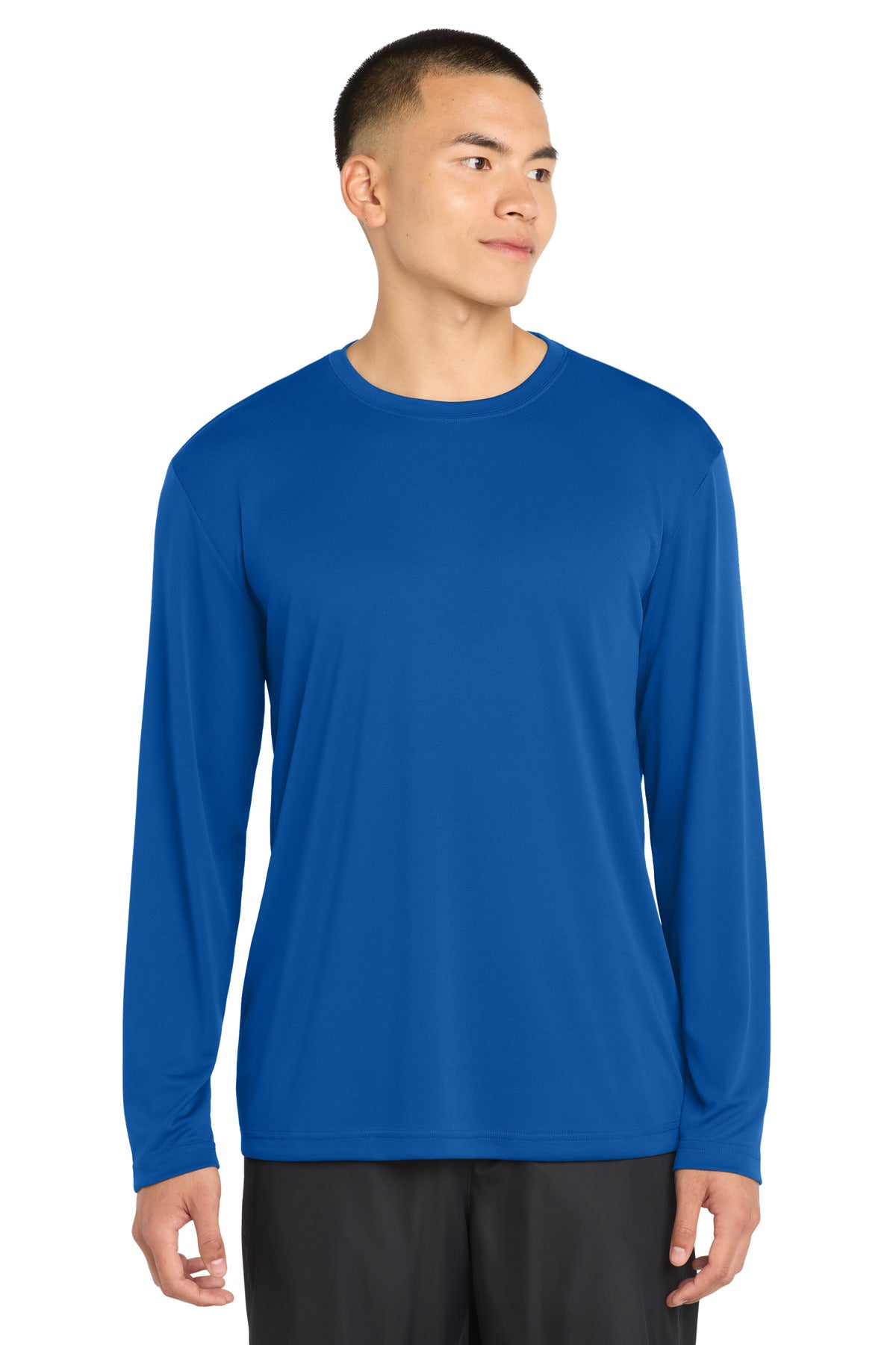 Sport-Tek Long Sleeve PosiCharge Competitor Tee. ST350LS in True Royal