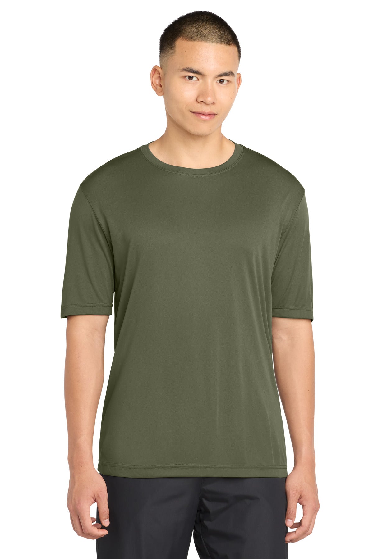 Sport-Tek PosiCharge Competitor Tee. ST350 in Olive Drab Green