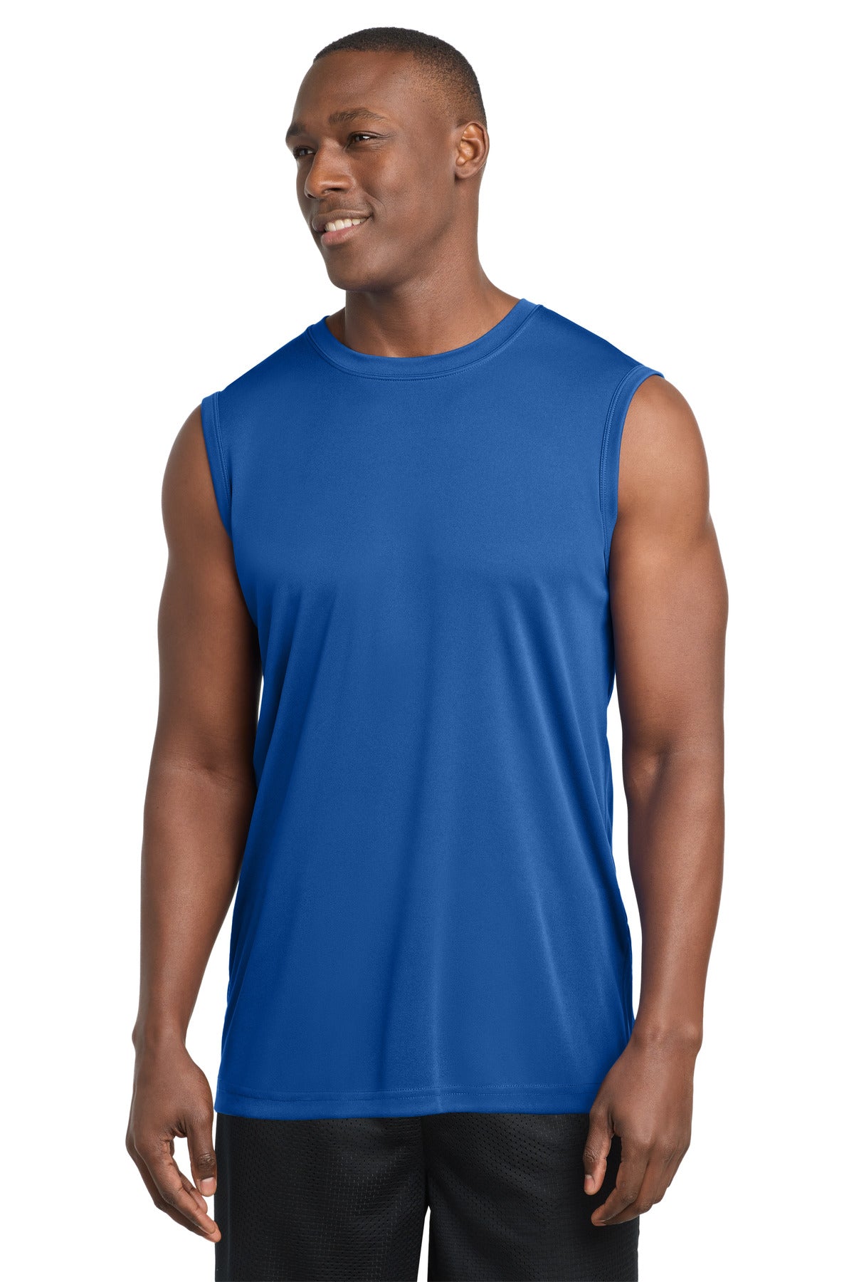 Sport-Tek Sleeveless PosiCharge Competitor Tee. ST352 in True Royal