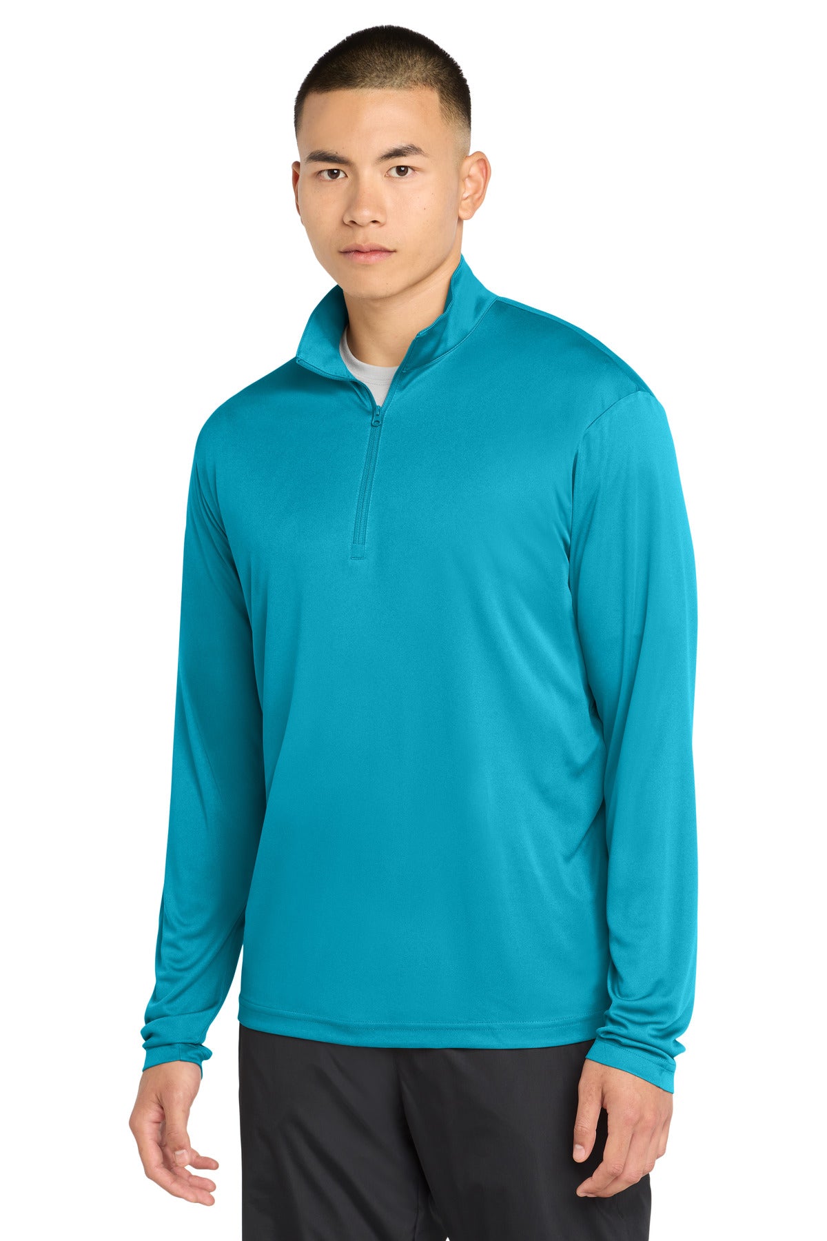 Sport-Tek PosiCharge Competitor 1/4-Zip Pullover. ST357 in Atomic Blue
