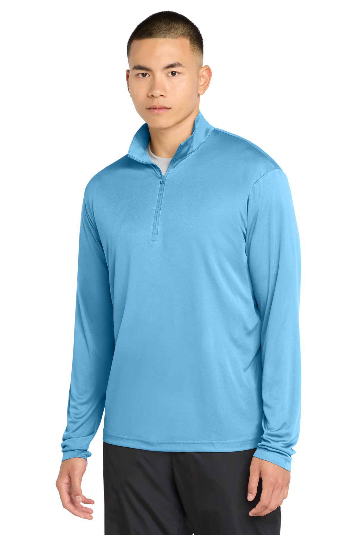 Sport-Tek PosiCharge Competitor 1/4-Zip Pullover. ST357 in Carolina Blue