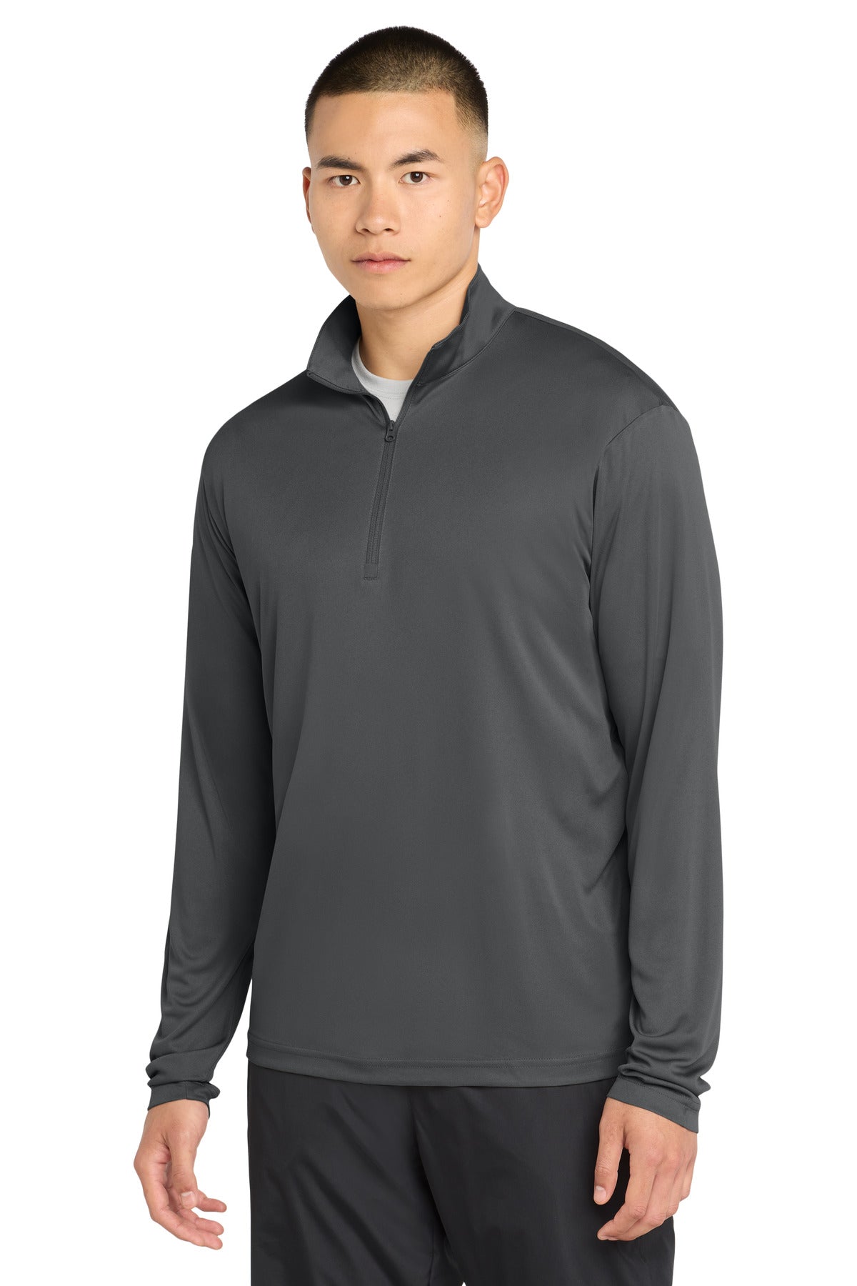 Sport-Tek PosiCharge Competitor 1/4-Zip Pullover. ST357 in Iron Grey