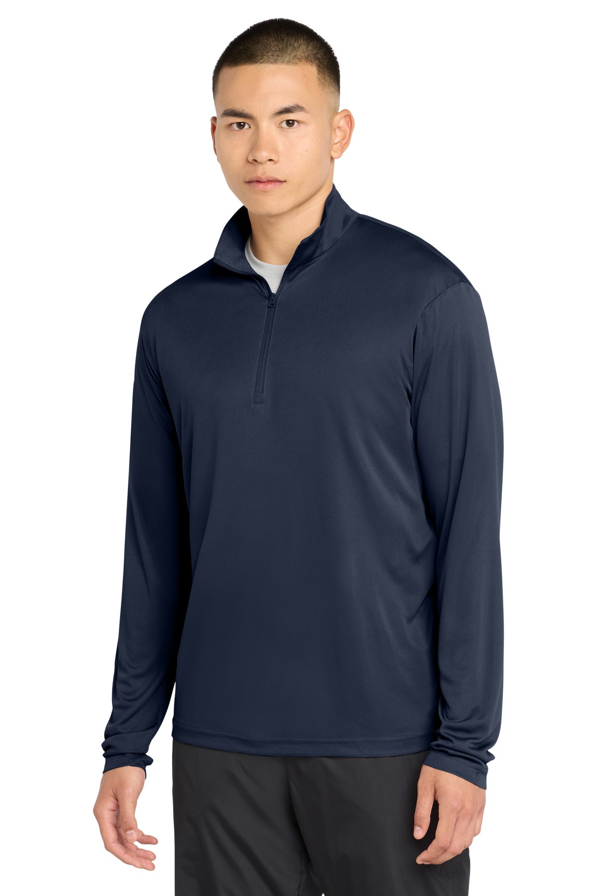 Sport-Tek PosiCharge Competitor 1/4-Zip Pullover. ST357 in True Navy