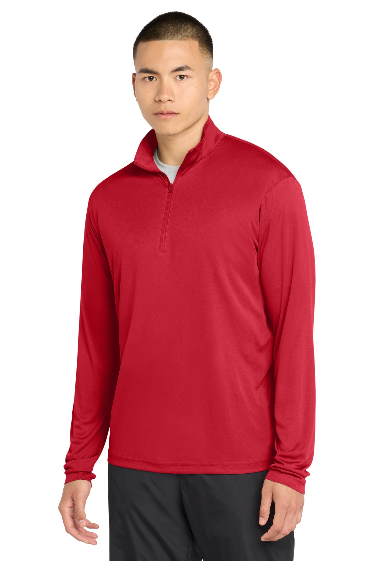 Sport-Tek PosiCharge Competitor 1/4-Zip Pullover. ST357 in True Red