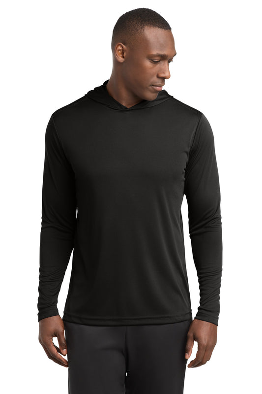 Sport-Tek  PosiCharge  Competitor  Hooded Pullover. ST358 in Black