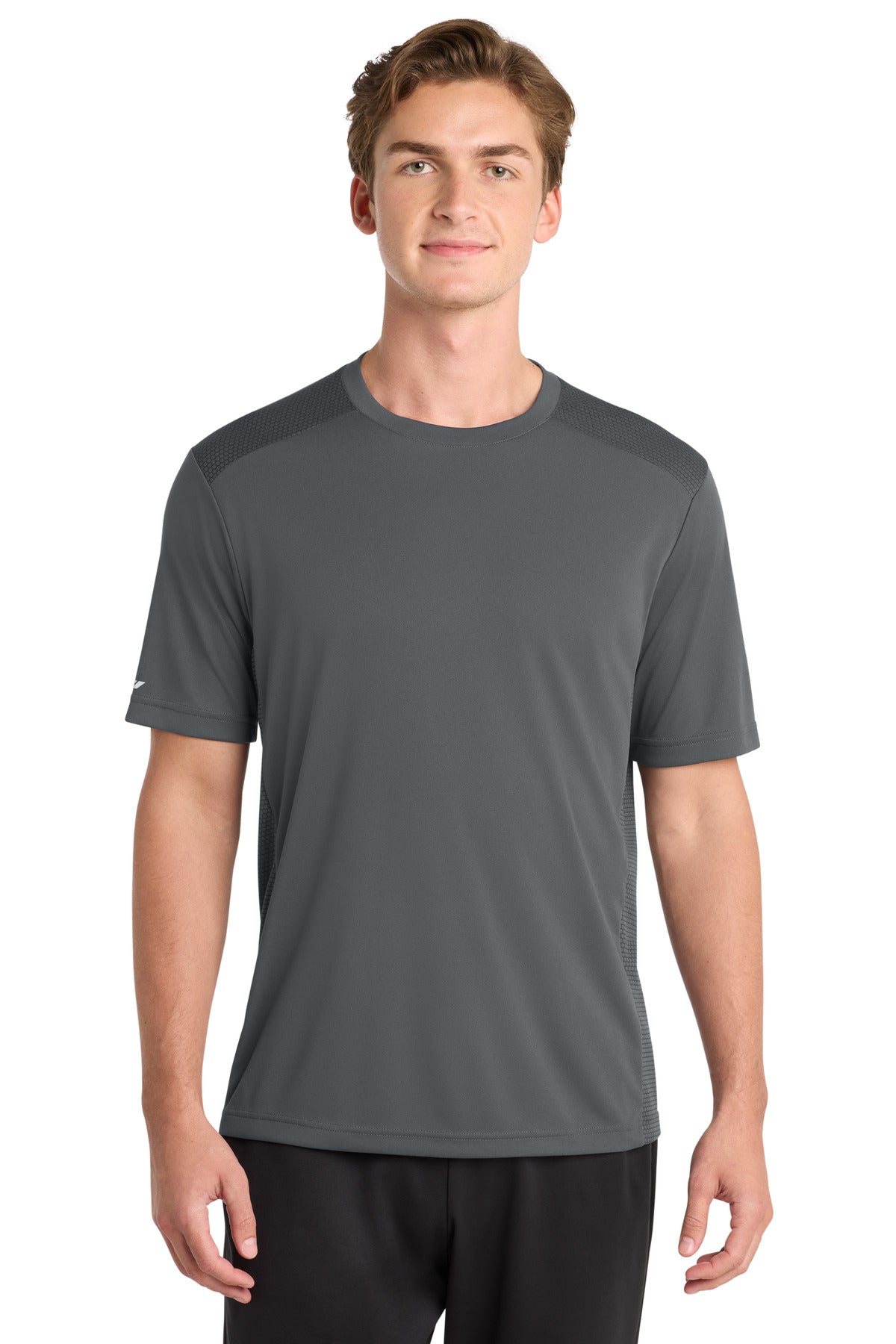 Sport-Tek PosiCharge Elevate Tee. ST380 in Iron Grey