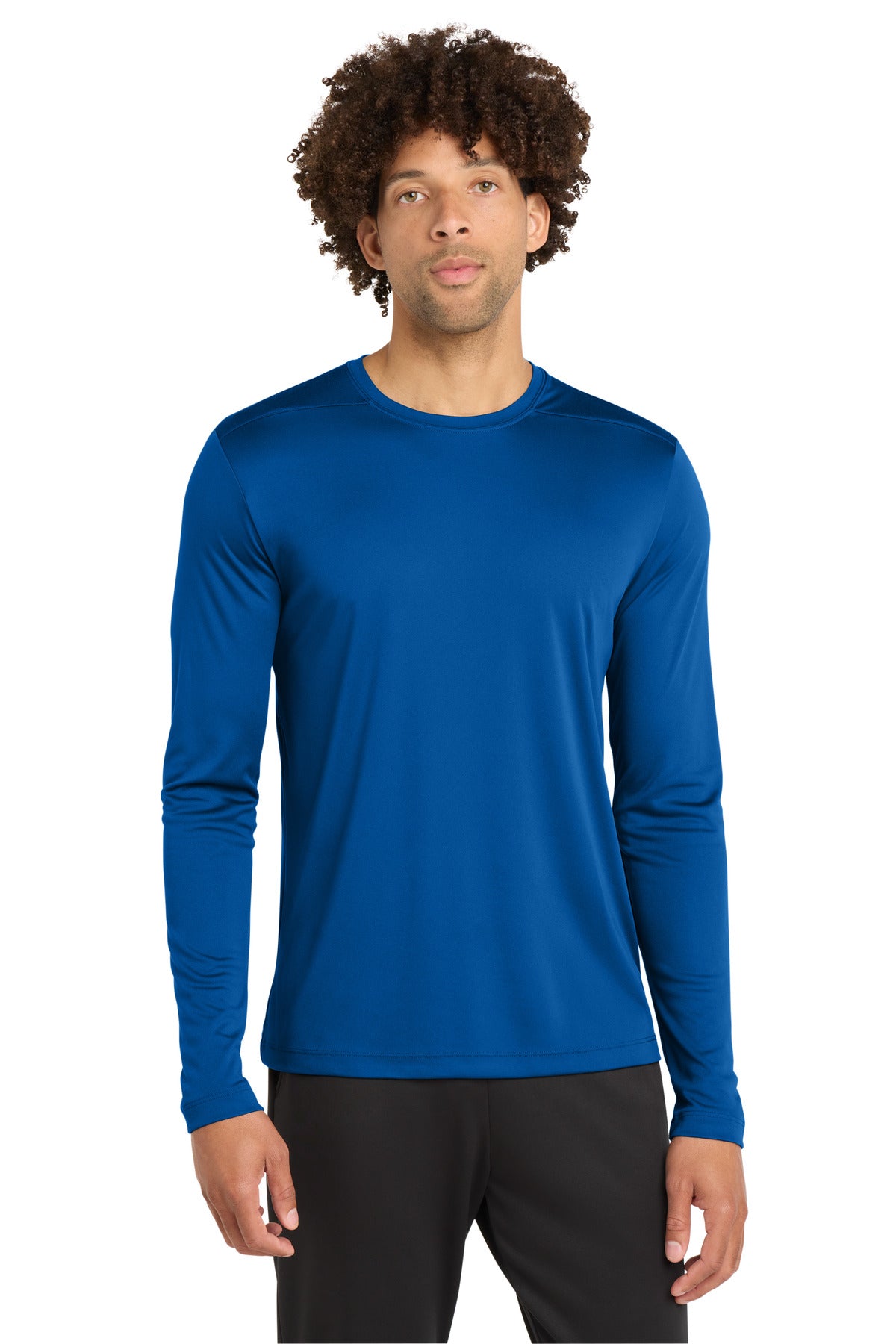 Sport-Tek  Posi-UV Pro Long Sleeve Tee. ST420LS in True Royal