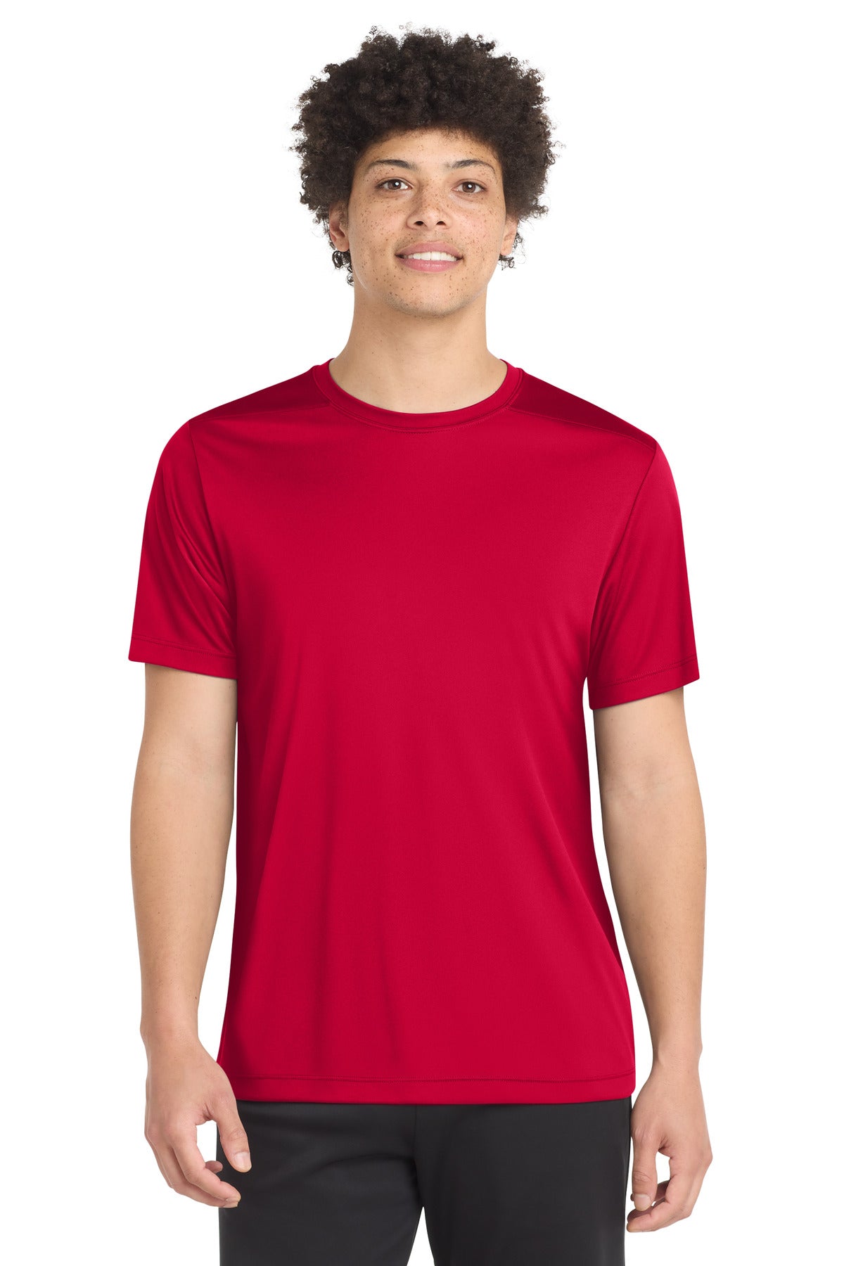 Sport-Tek  Posi-UV Pro Tee. ST420 in Deep Red