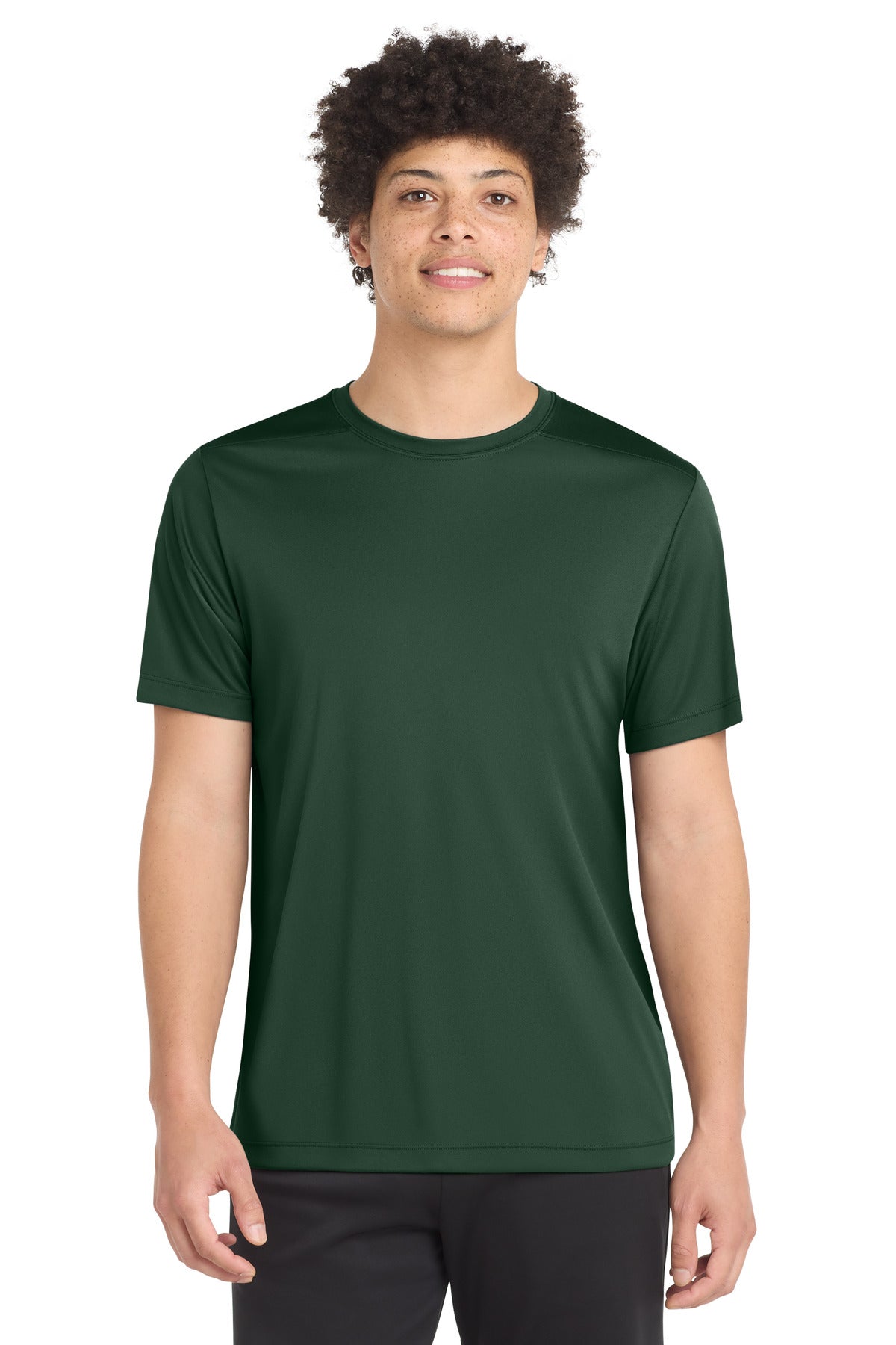 Sport-Tek  Posi-UV Pro Tee. ST420 in Forest Green