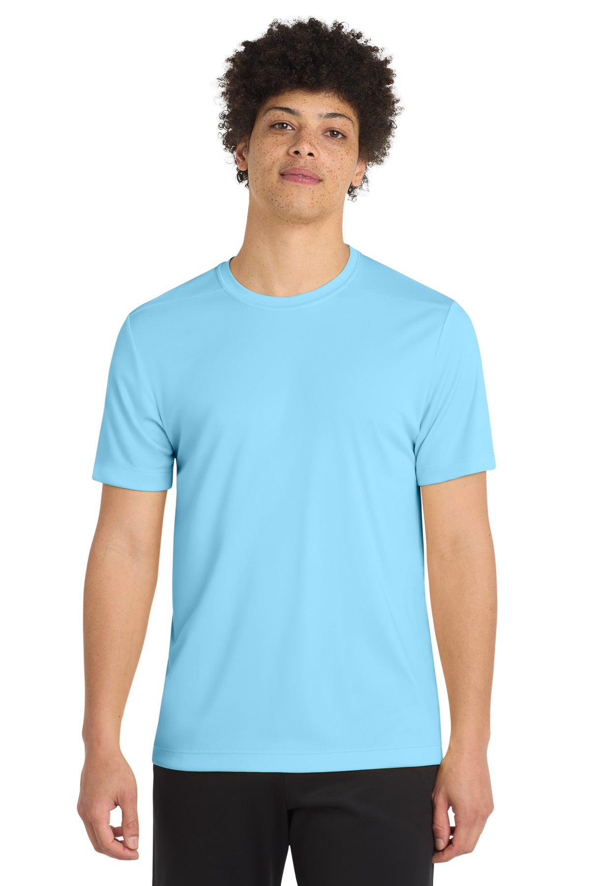 Sport-Tek  Posi-UV Pro Tee. ST420 in Light Blue