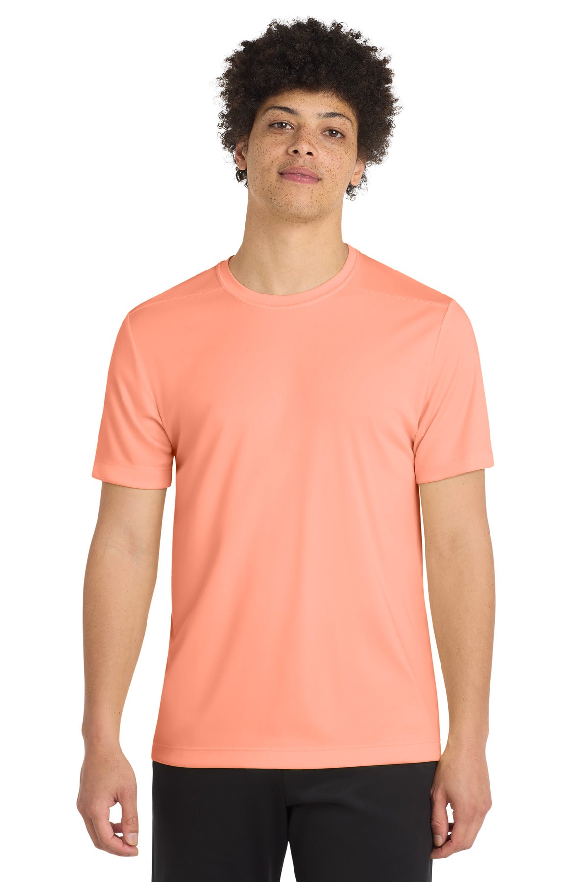 Sport-Tek  Posi-UV Pro Tee. ST420 in Soft Coral