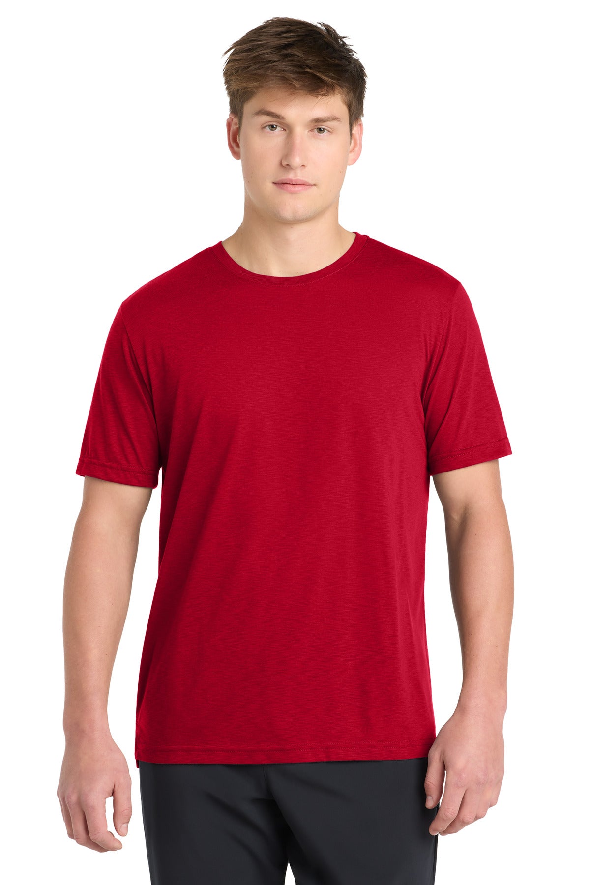 Sport-Tek PosiCharge Strive Tee. ST430 in Deep Red