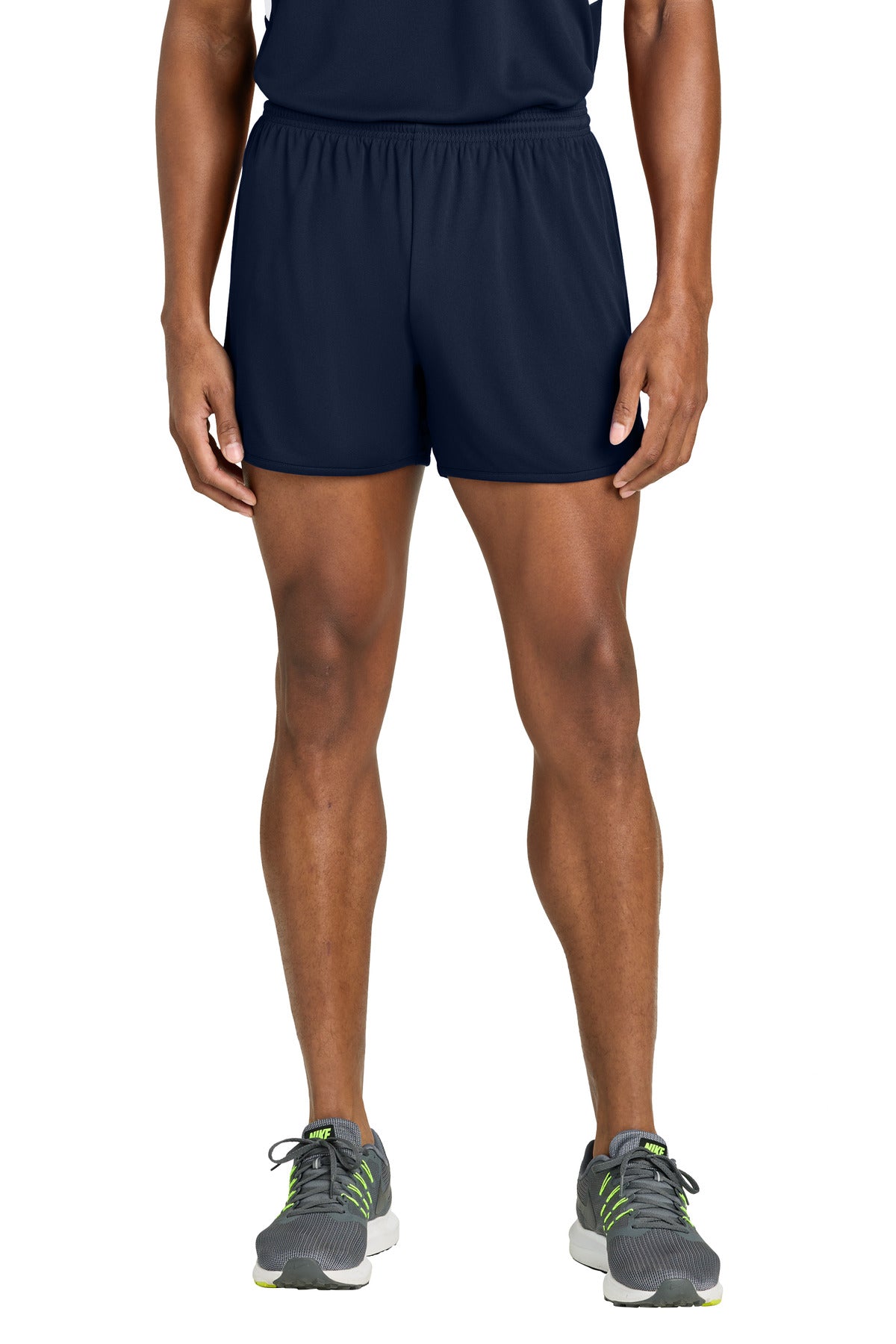 Sport-Tek Club 4  Track Short ST447 in True Navy