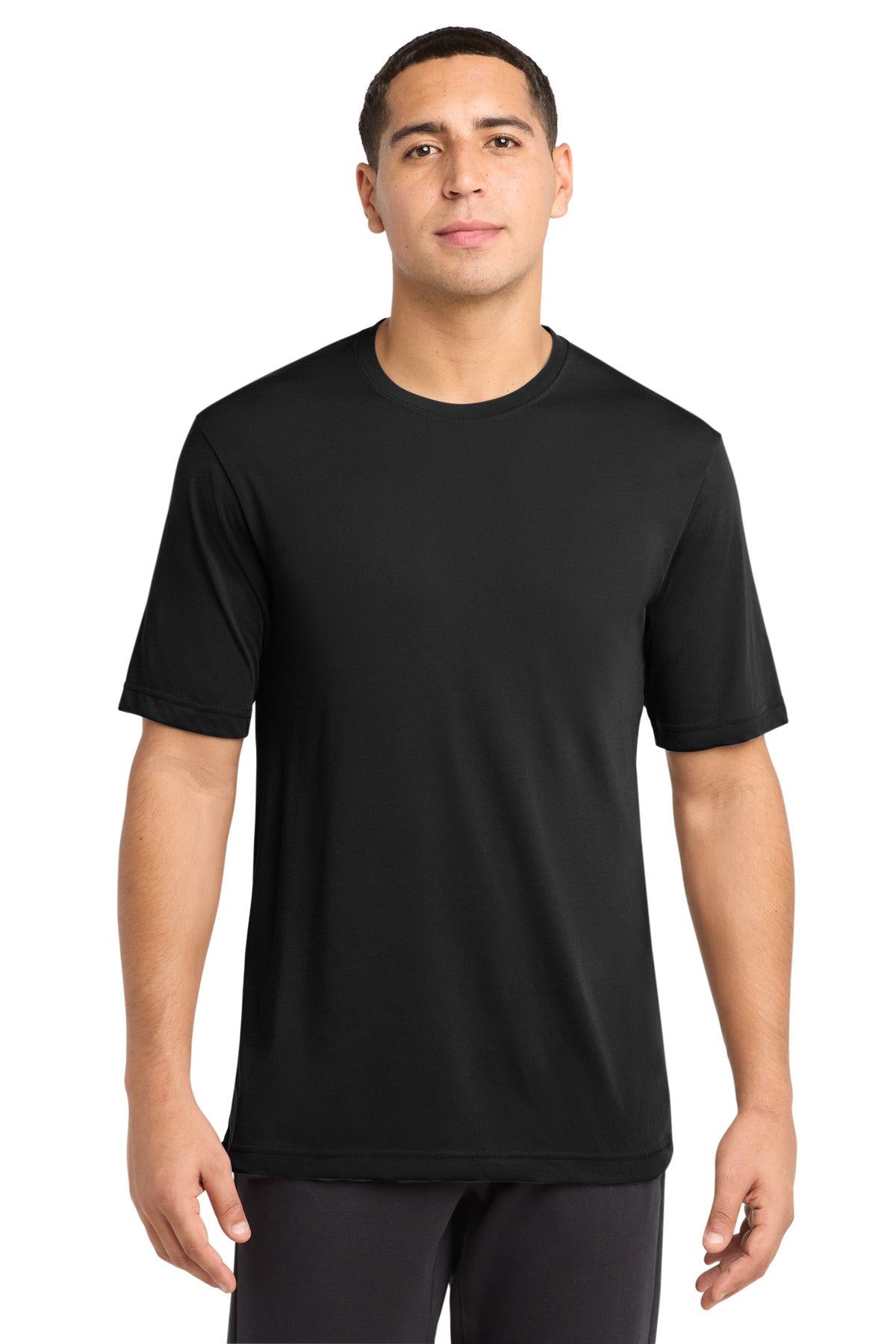 Sport-Tek PosiCharge Competitor Cotton Touch Tee. ST450 in Black