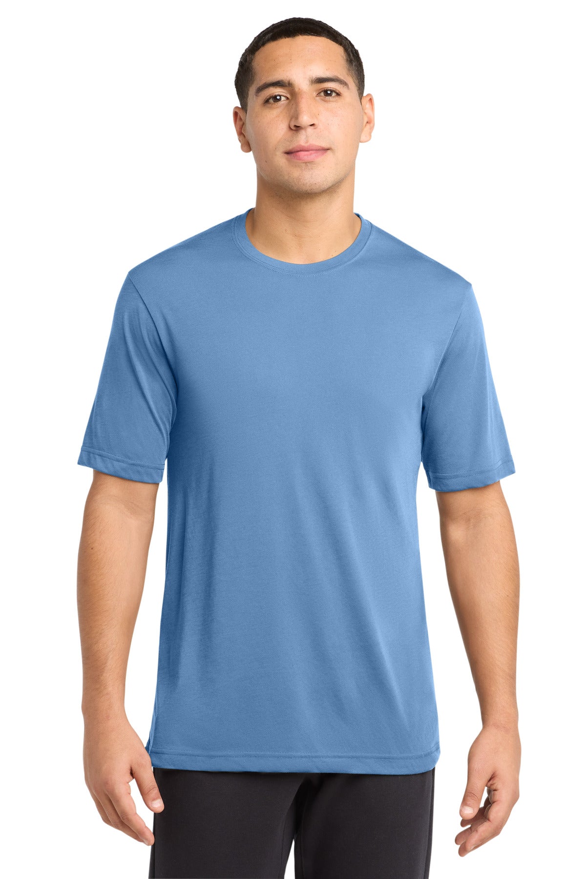 Sport-Tek PosiCharge Competitor Cotton Touch Tee. ST450 in Carolina Blue