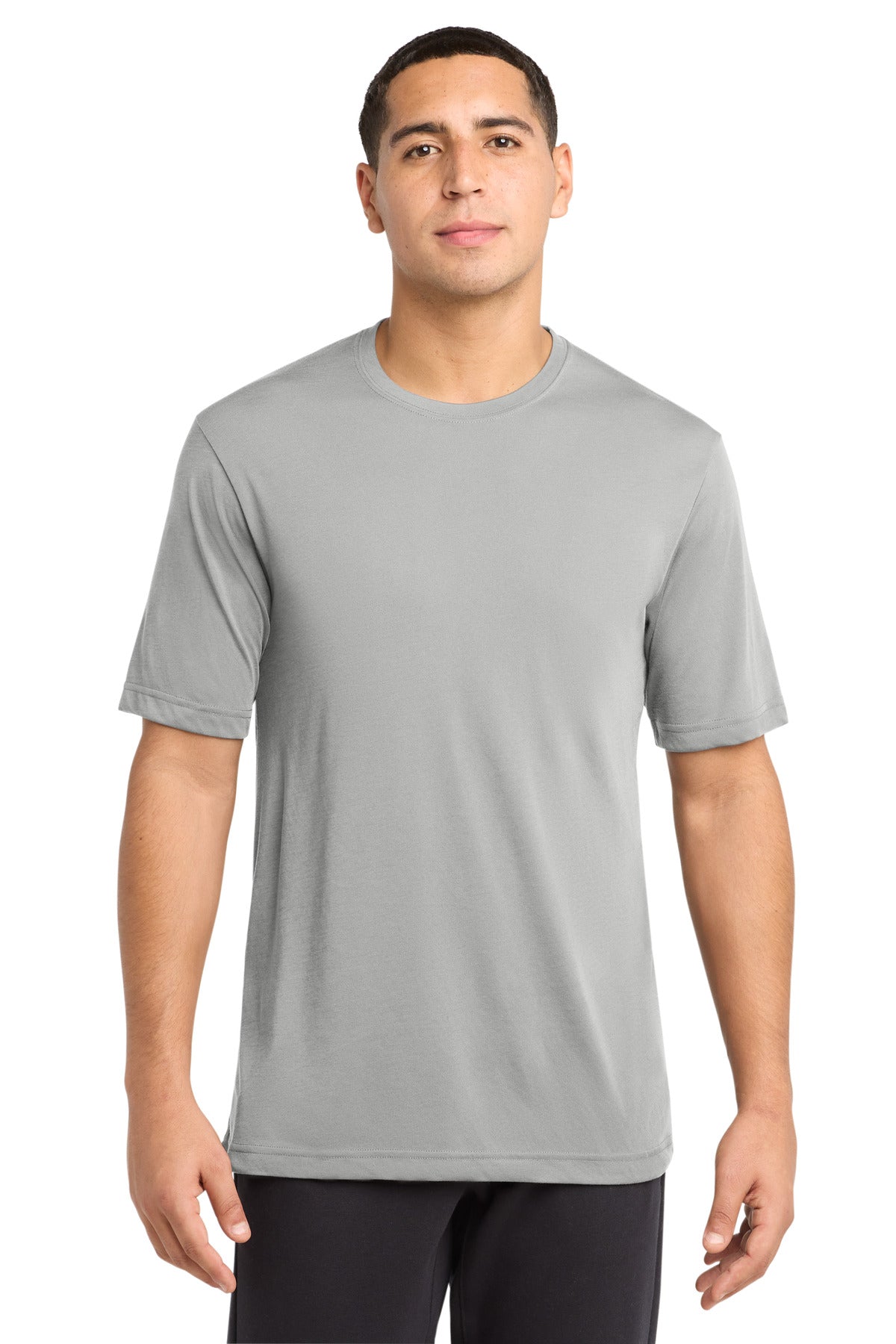 Sport-Tek PosiCharge Competitor Cotton Touch Tee. ST450 in Silver
