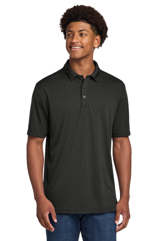 Sport-Tek  Endeavor Polo. ST467 in Black Heather