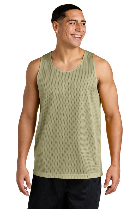 Sport-Tek PosiCharge Reversible Mesh Tank ST5000 in Vegas Gold/ Black