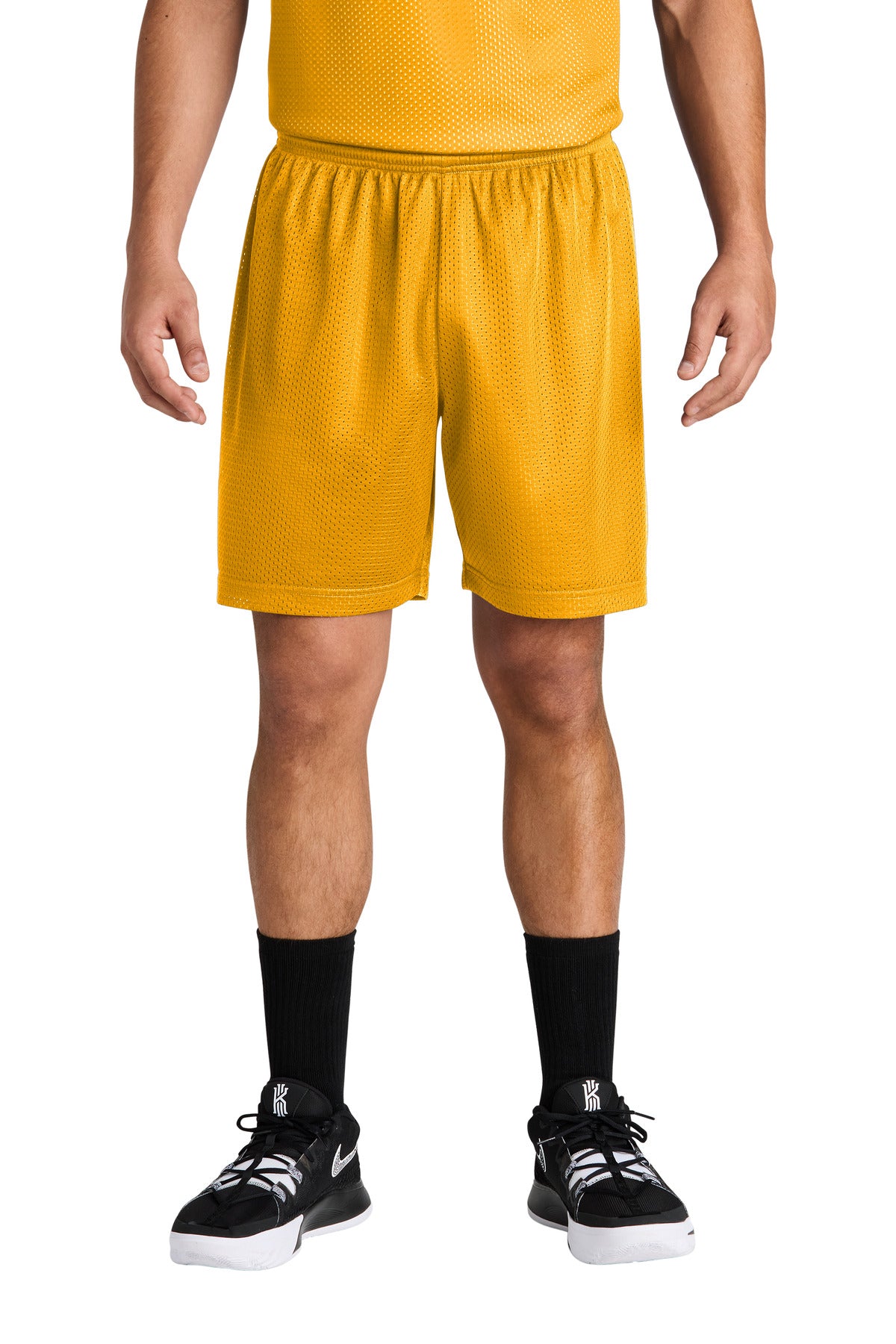Sport-Tek PosiCharge Mesh 7  Short ST5100 in Gold