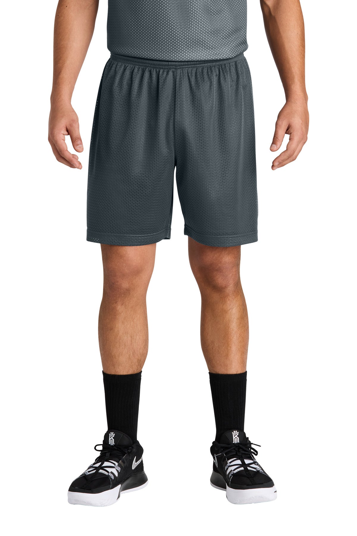 Sport-Tek PosiCharge Mesh 7  Short ST5100 in Iron Grey
