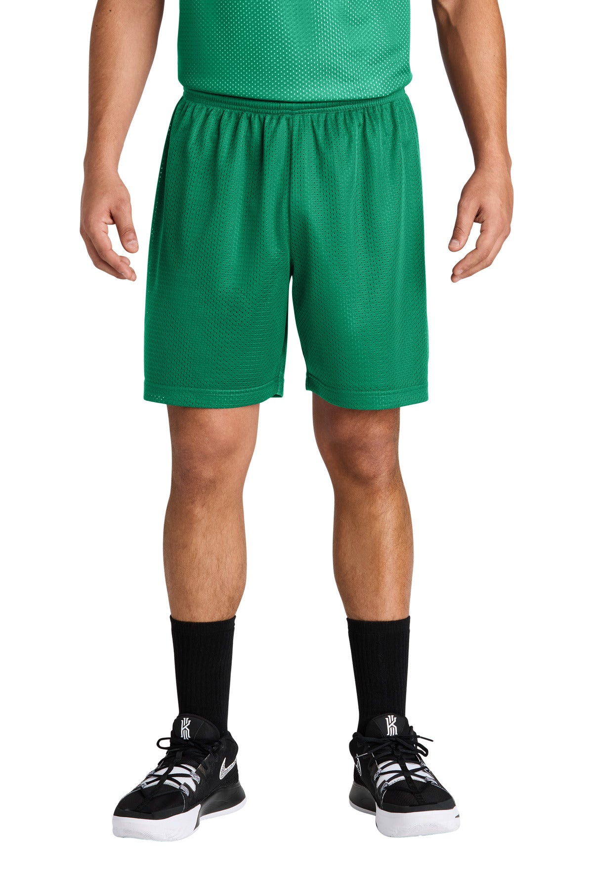 Sport-Tek PosiCharge Mesh 7  Short ST5100 in Kelly Green