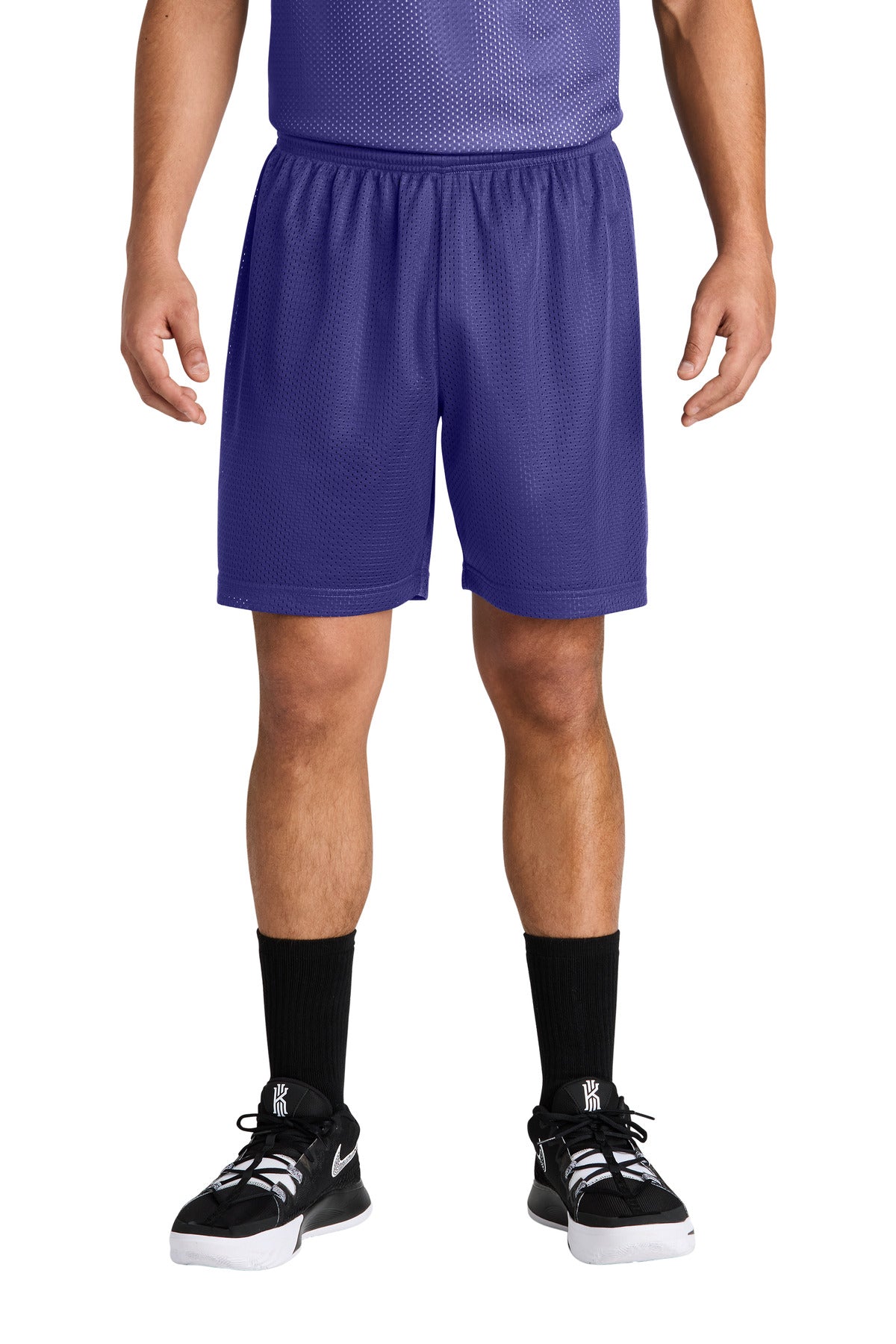 Sport-Tek PosiCharge Mesh 7  Short ST5100 in Purple