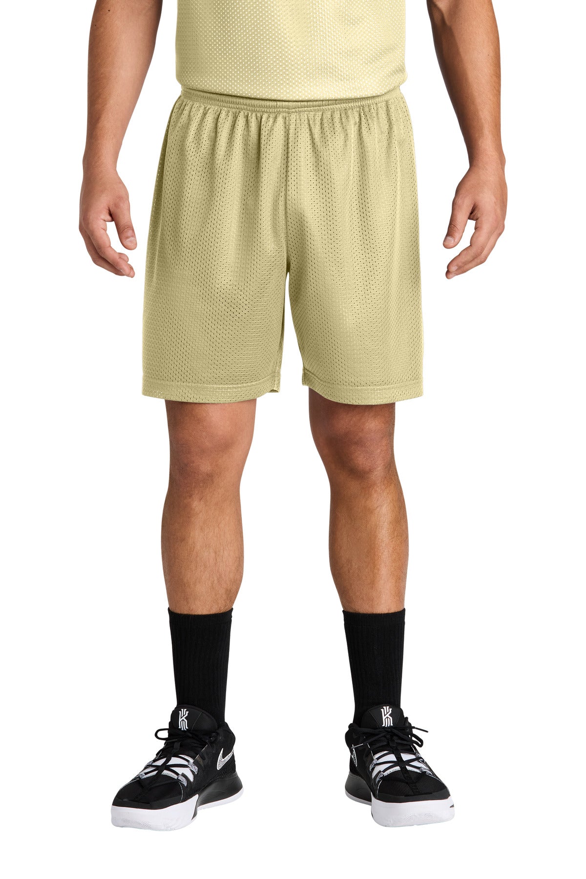 Sport-Tek PosiCharge Mesh 7  Short ST5100 in Vegas Gold
