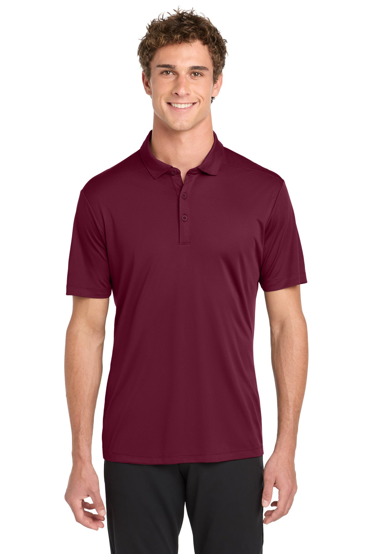 Sport-Tek   Posi-UV  Pro Polo. ST520 in Cardinal