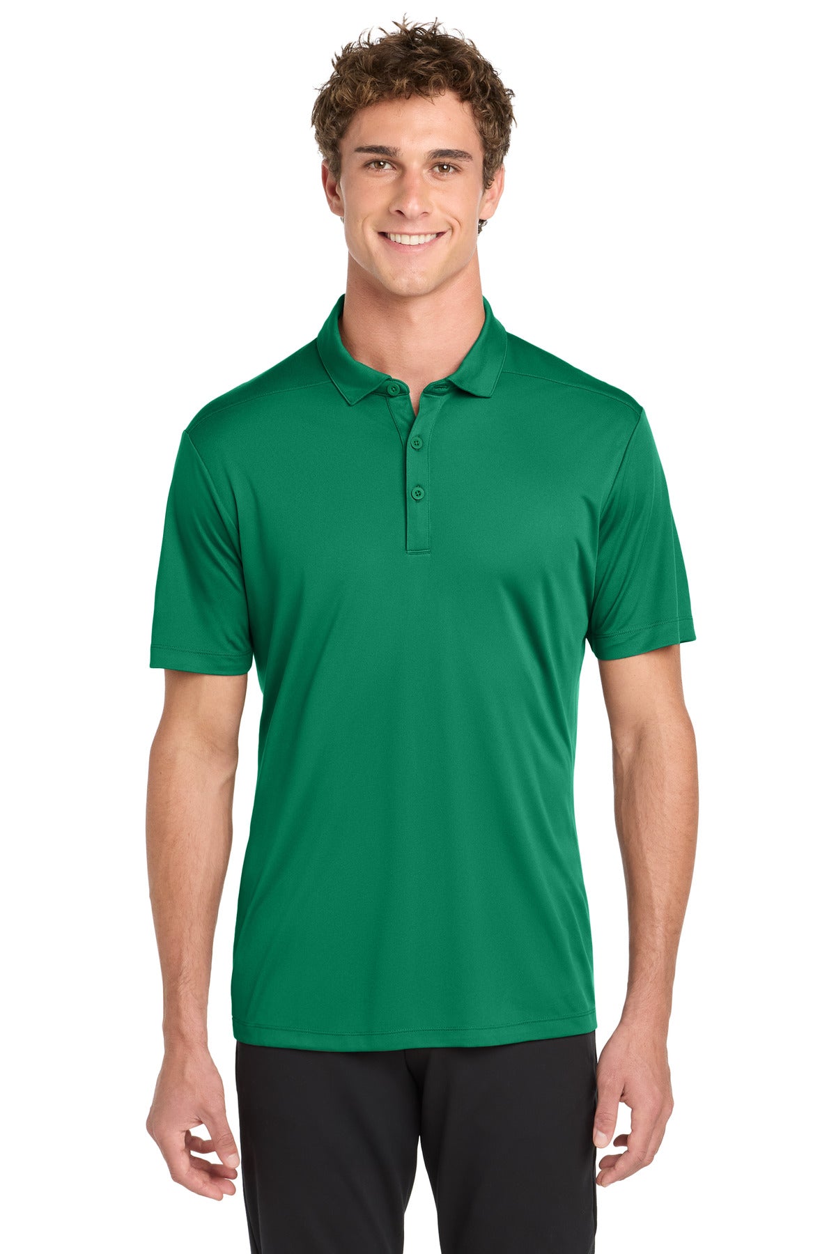 Sport-Tek   Posi-UV  Pro Polo. ST520 in Kelly Green