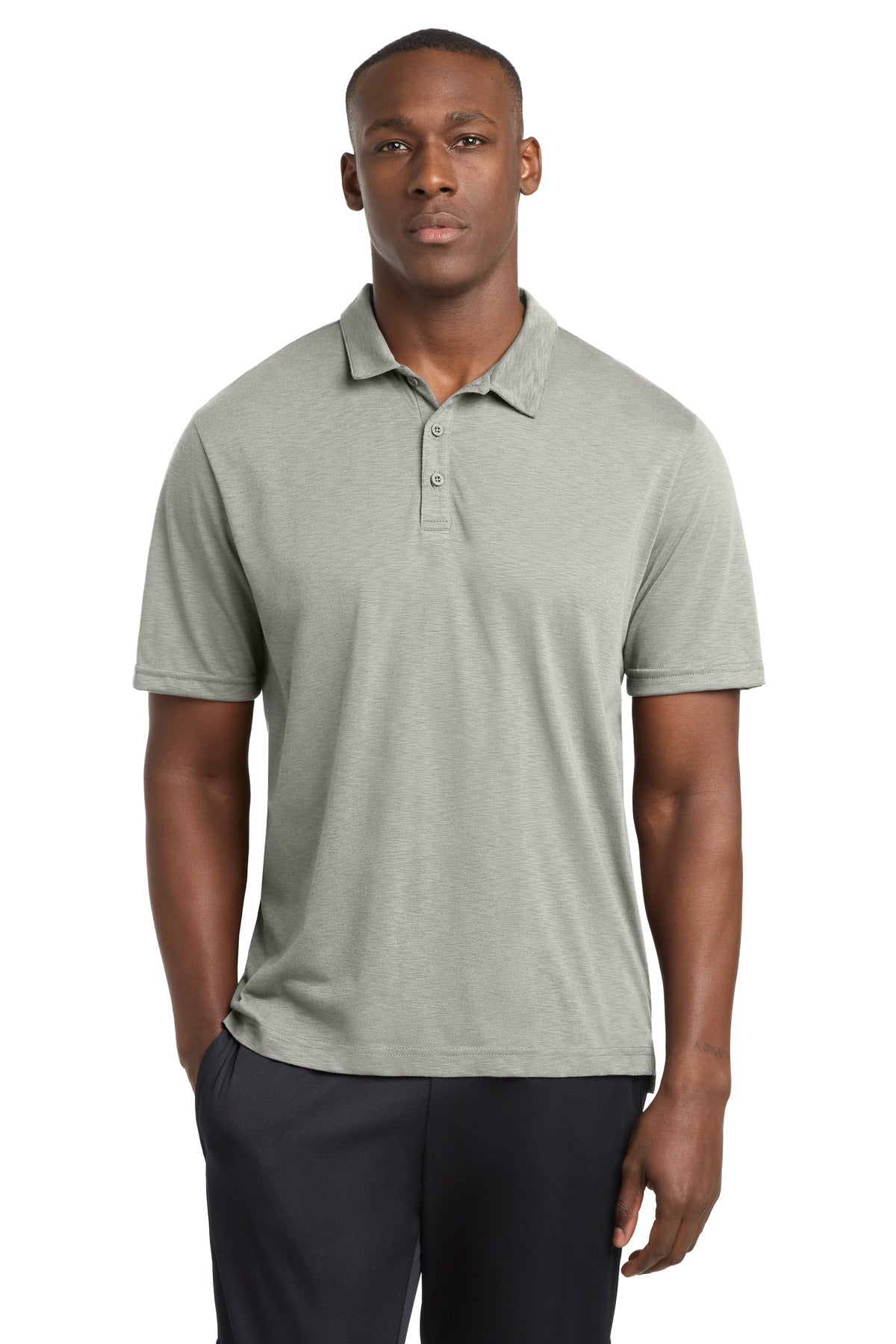 Sport-Tek  PosiCharge  Strive Polo ST530 in Silver