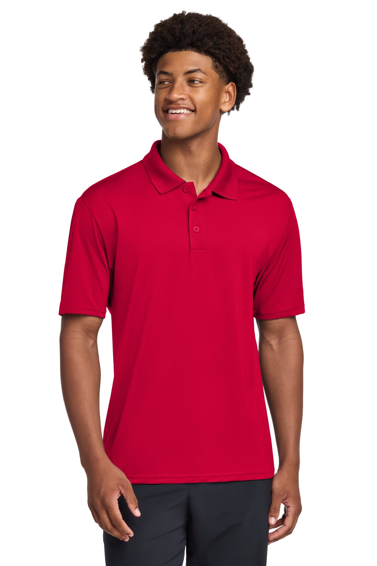 Sport-Tek Sideline Polo ST535 in Deep Red