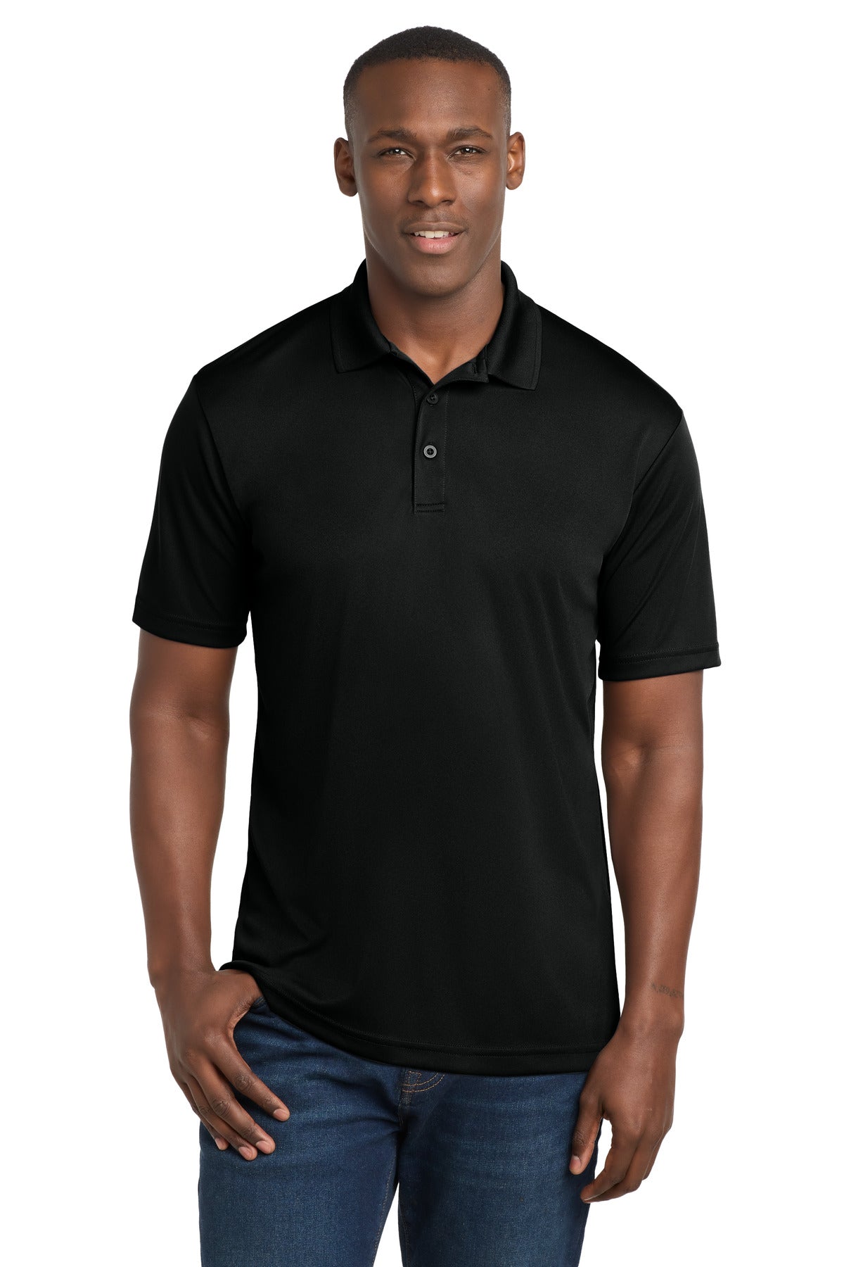 Sport-Tek  PosiCharge  Competitor  Polo. ST550 in Black