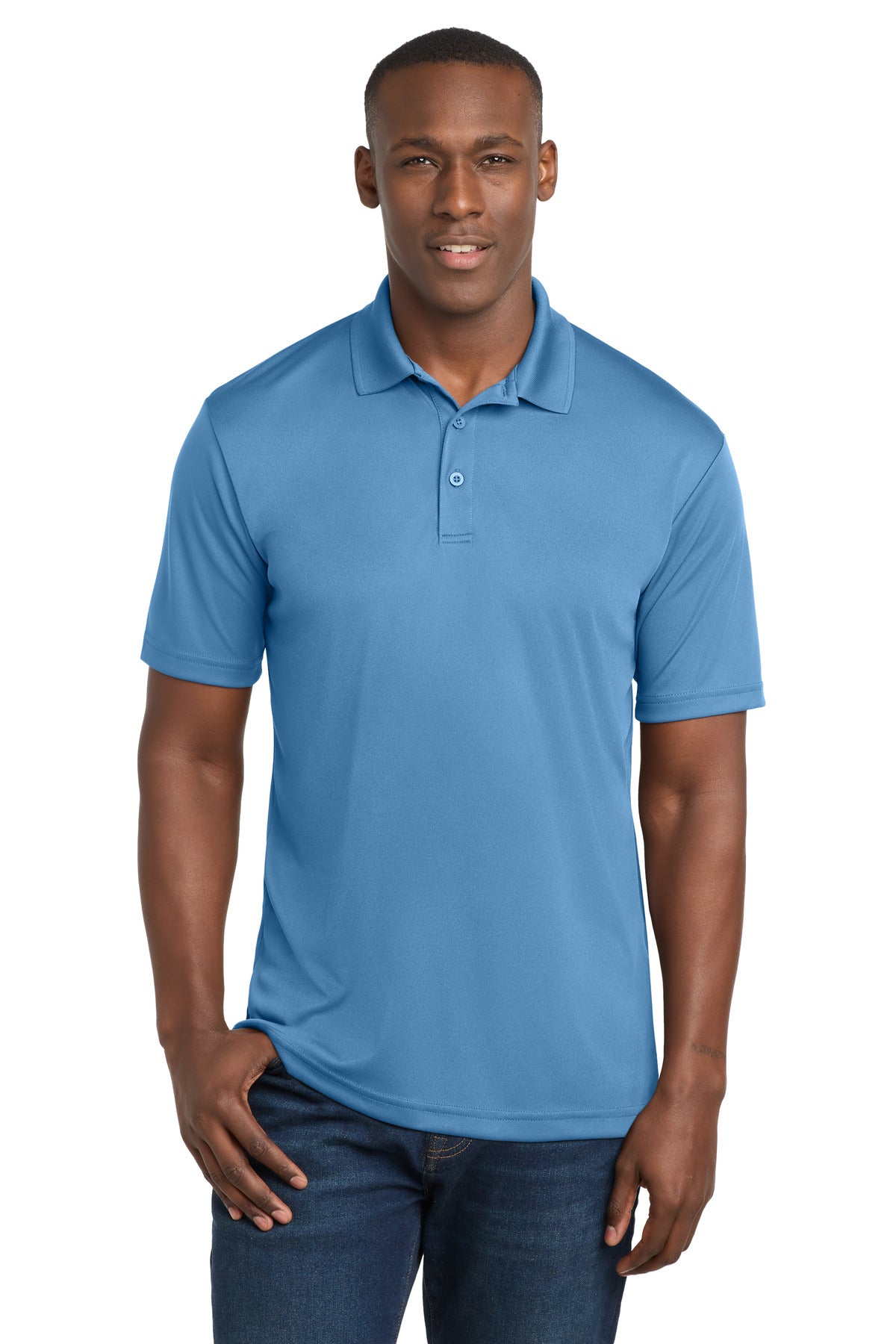 Sport-Tek  PosiCharge  Competitor  Polo. ST550 in Carolina Blue