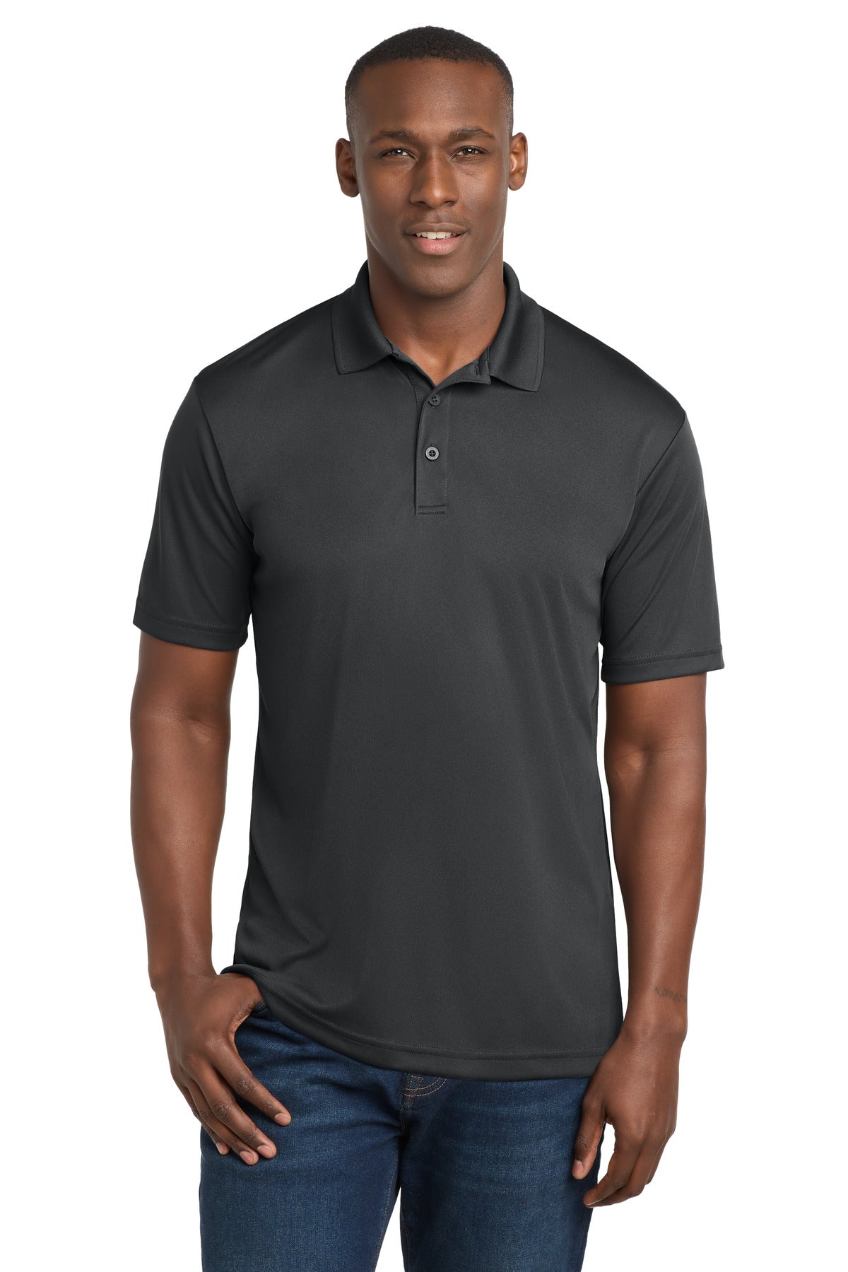 Sport-Tek  PosiCharge  Competitor  Polo. ST550 in Iron Grey
