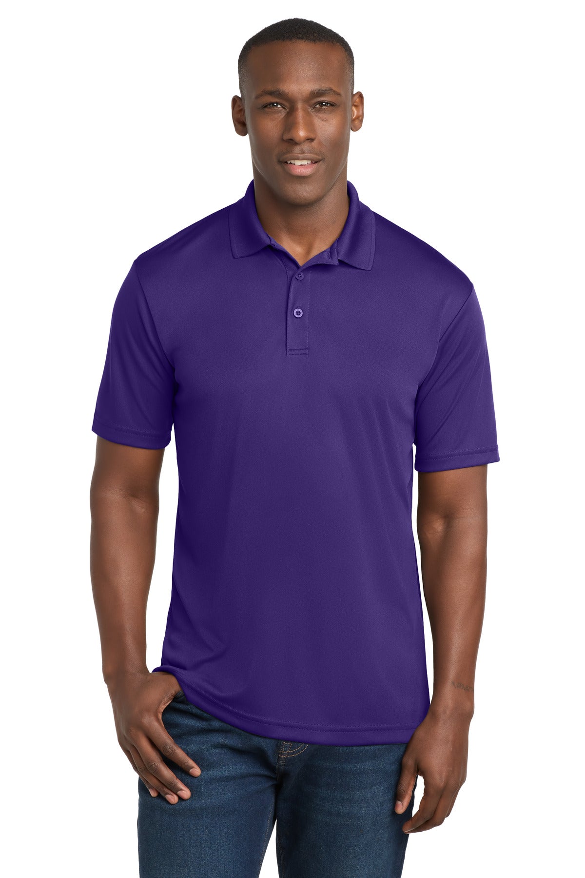 Sport-Tek  PosiCharge  Competitor  Polo. ST550 in Purple
