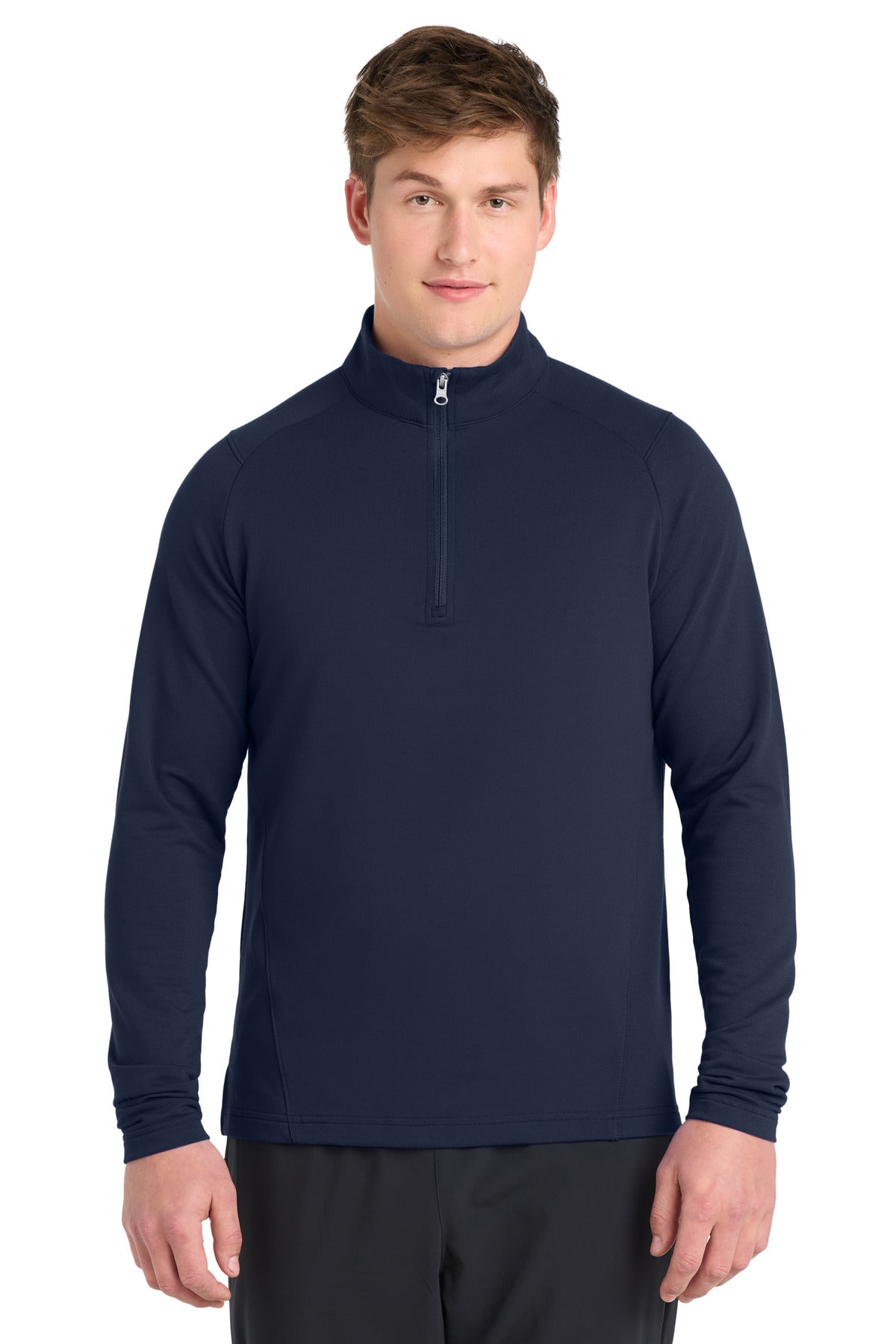 Sport-Tek Sport-Wick Flex Fleece 1/4-Zip. ST561 in True Navy