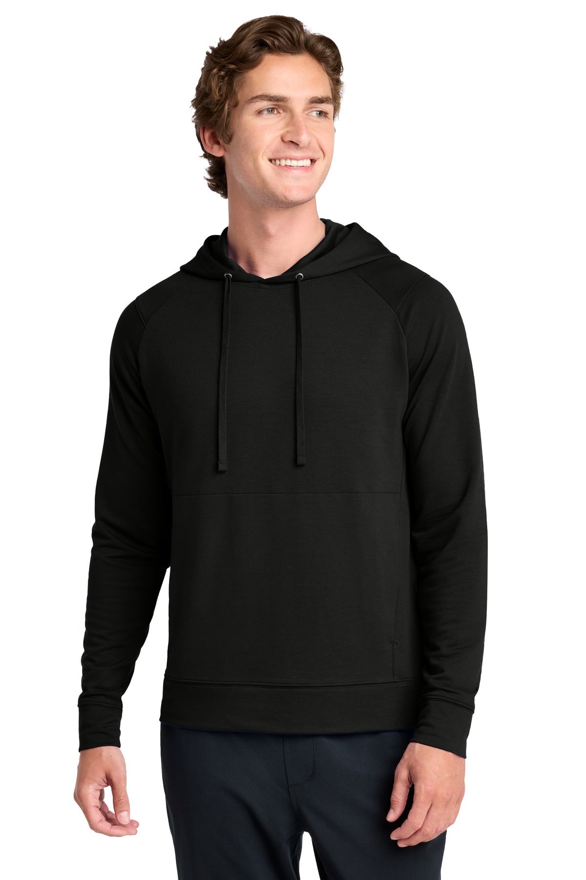 Sport-Tek Sport-Wick Flex Fleece Pullover Hoodie ST562 in Black