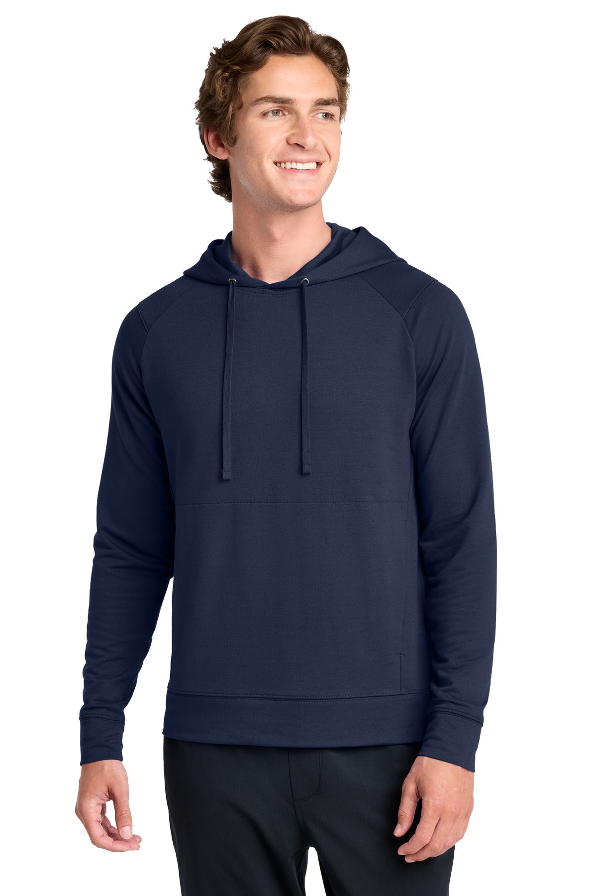 Sport-Tek Sport-Wick Flex Fleece Pullover Hoodie ST562 in True Navy