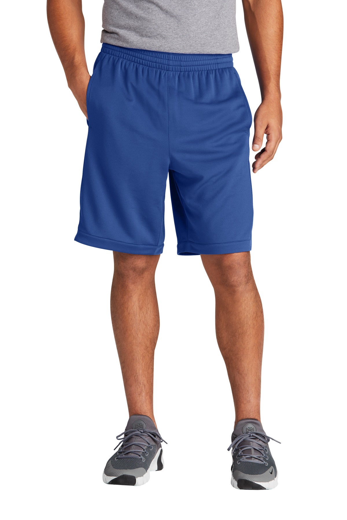 Sport-Tek PosiCharge Position Short with Pockets ST575 in True Royal